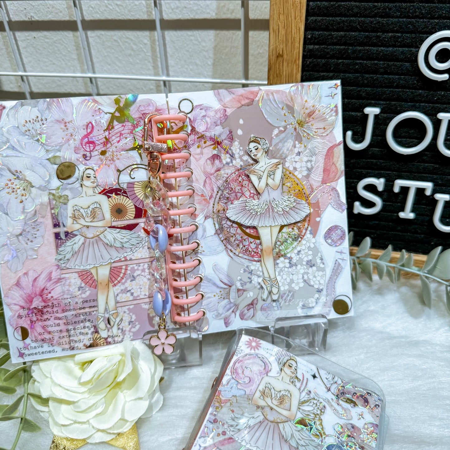 B7 Travel Notebook - Flower Bloom Ballerina