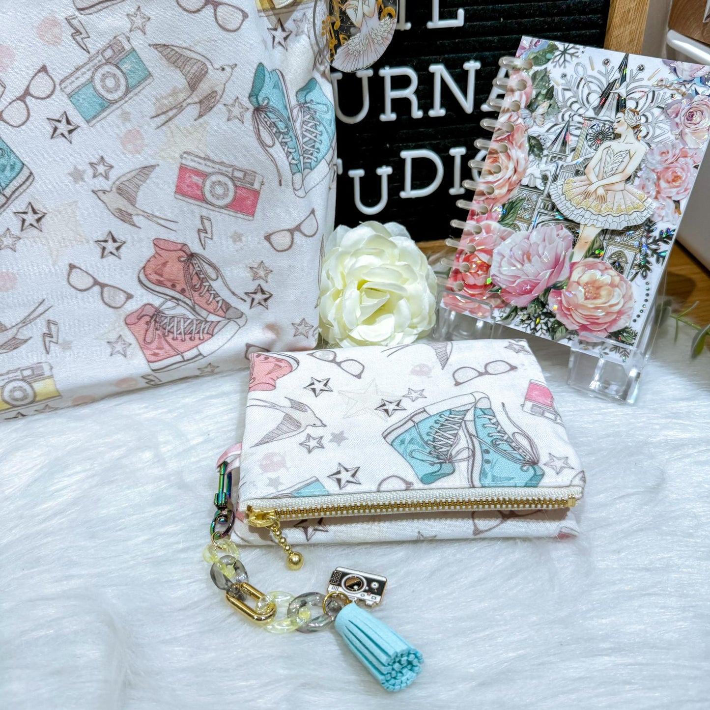 Pink Gingham Sneak and Snap