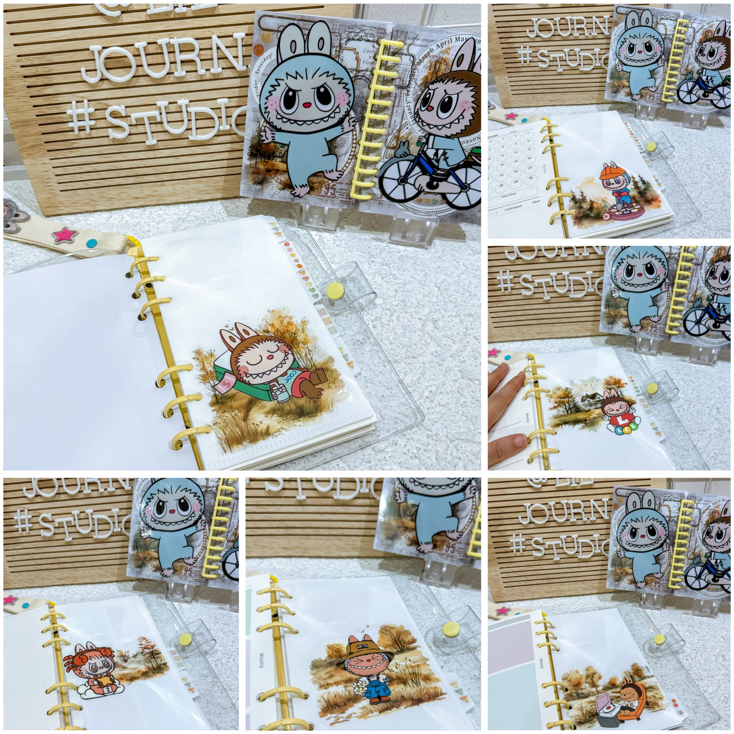 A6 Notebook + B7 Sticker Bundle ~ Let's LaBuBu