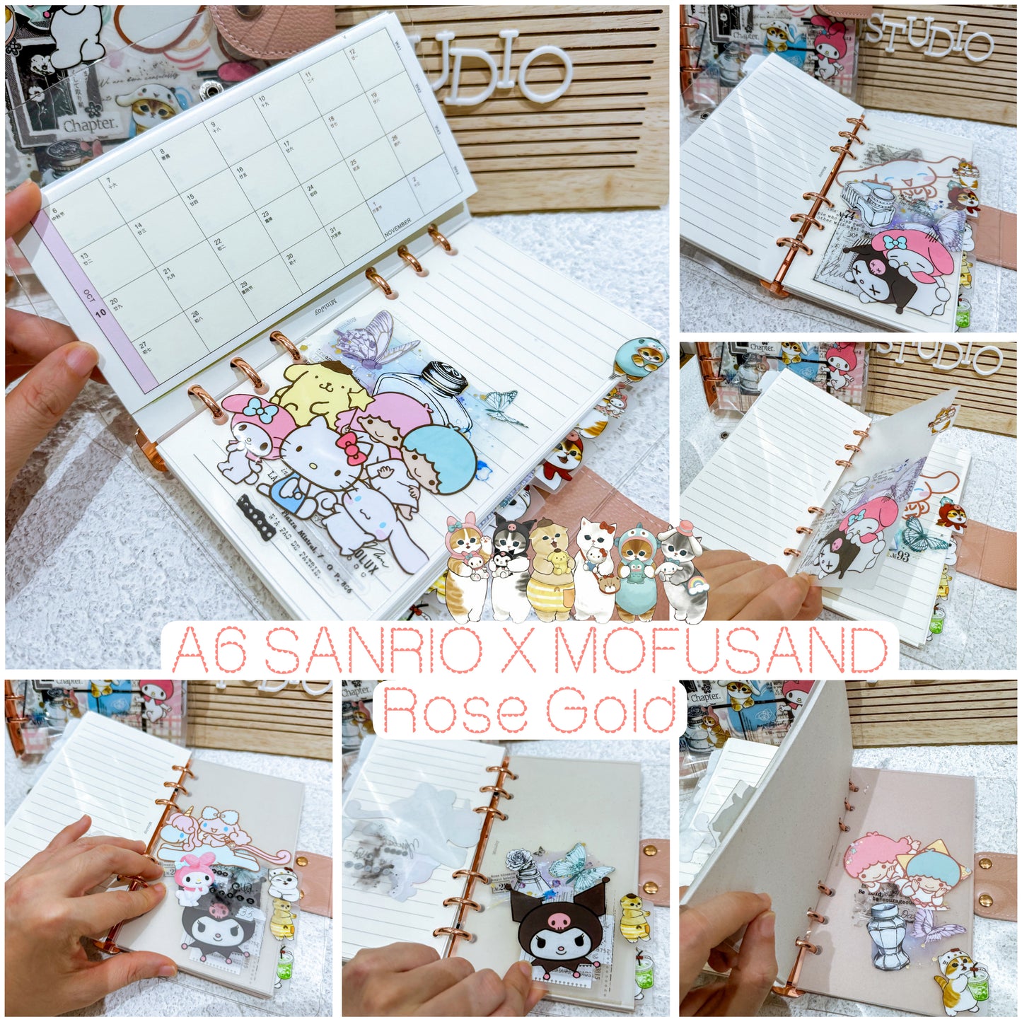 Sanrio x Mofusand Rose Gold Collection