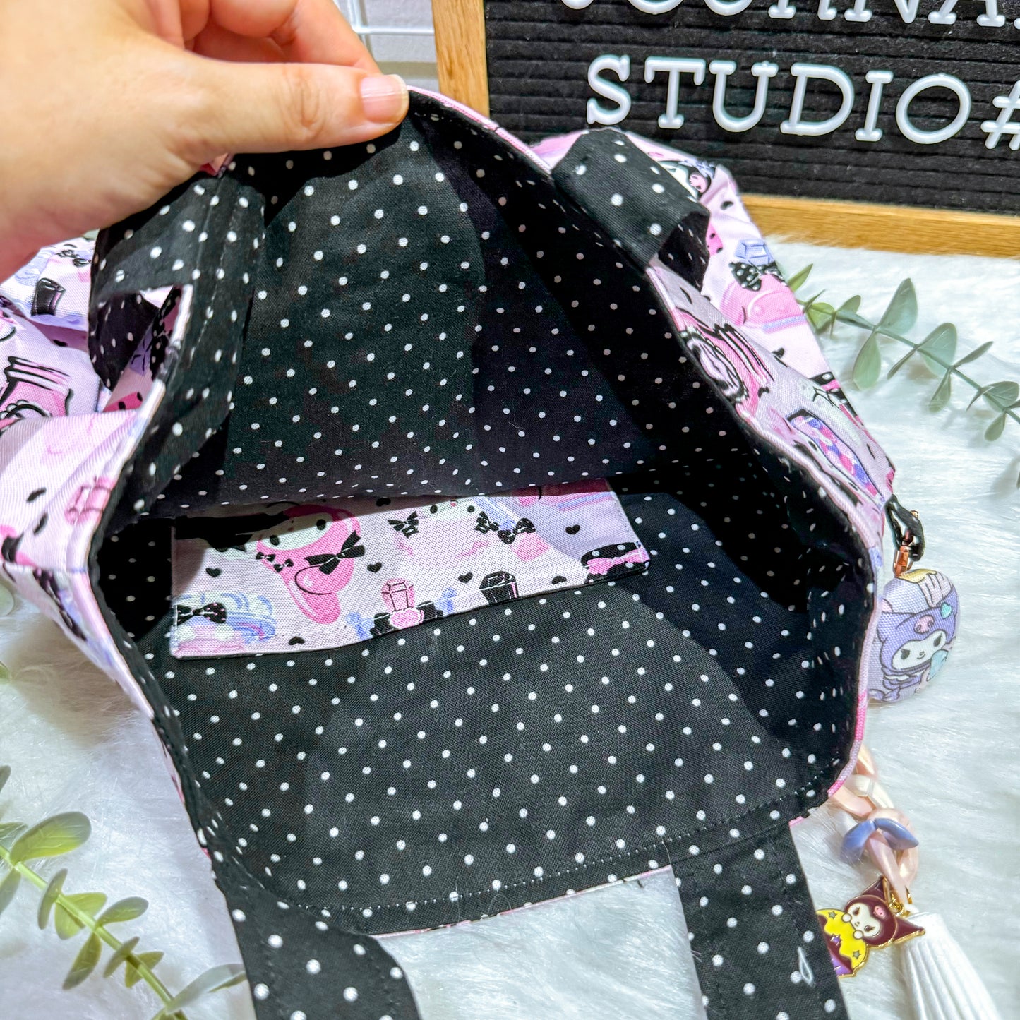 Kuromi & Melody Vanity Tote