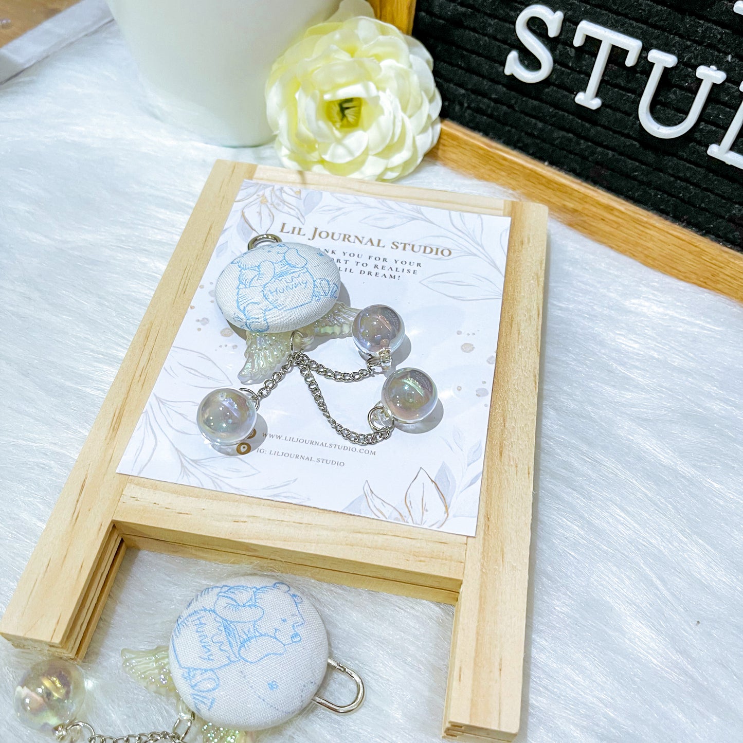 Key Charms - Limited Ed. Crystal Pooh