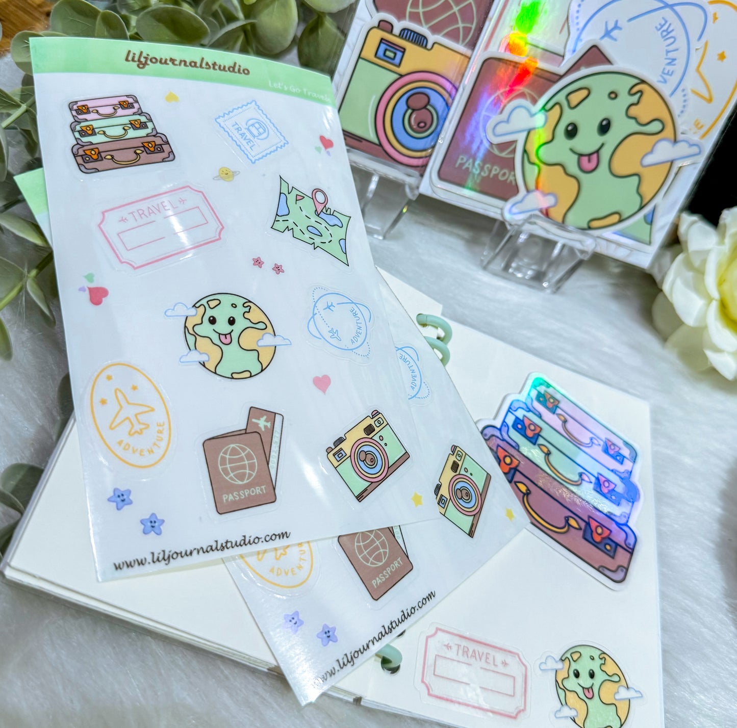 Travel Stickers Sheet