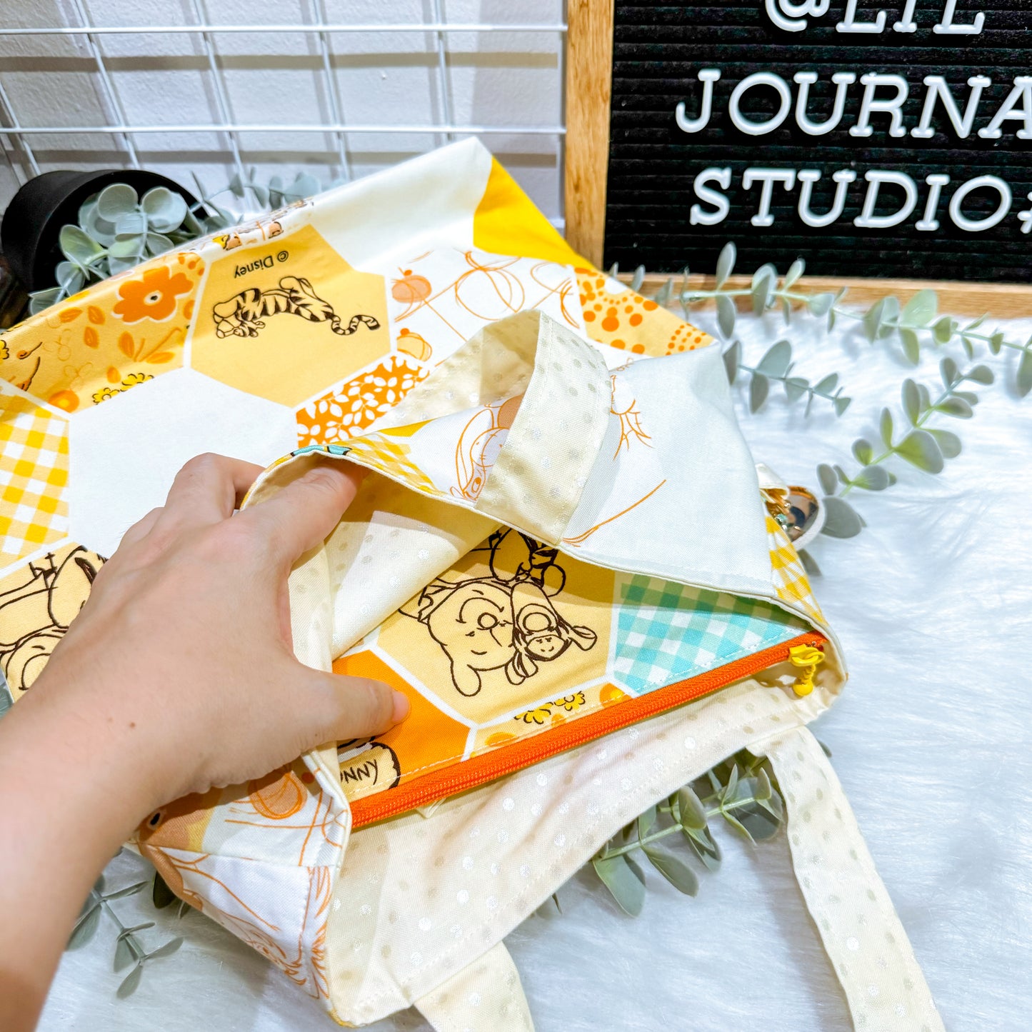 Patchwork Pooh Tote