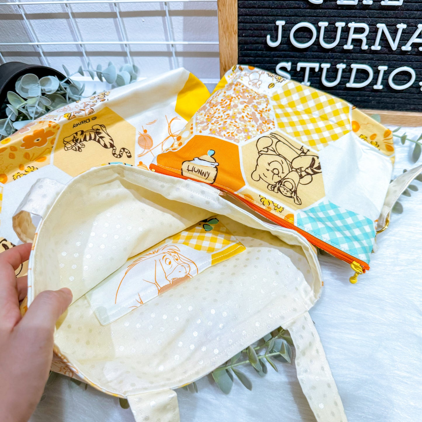 Patchwork Pooh Tote
