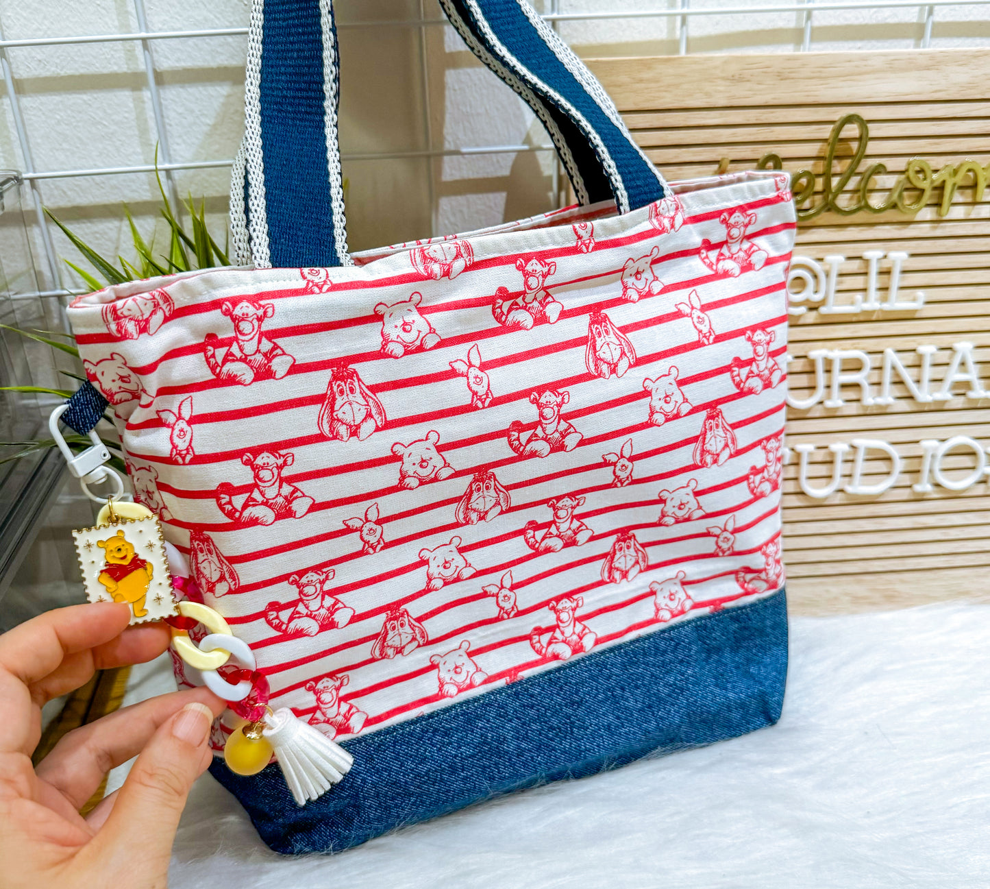 Canvas Strap Lunch Tote