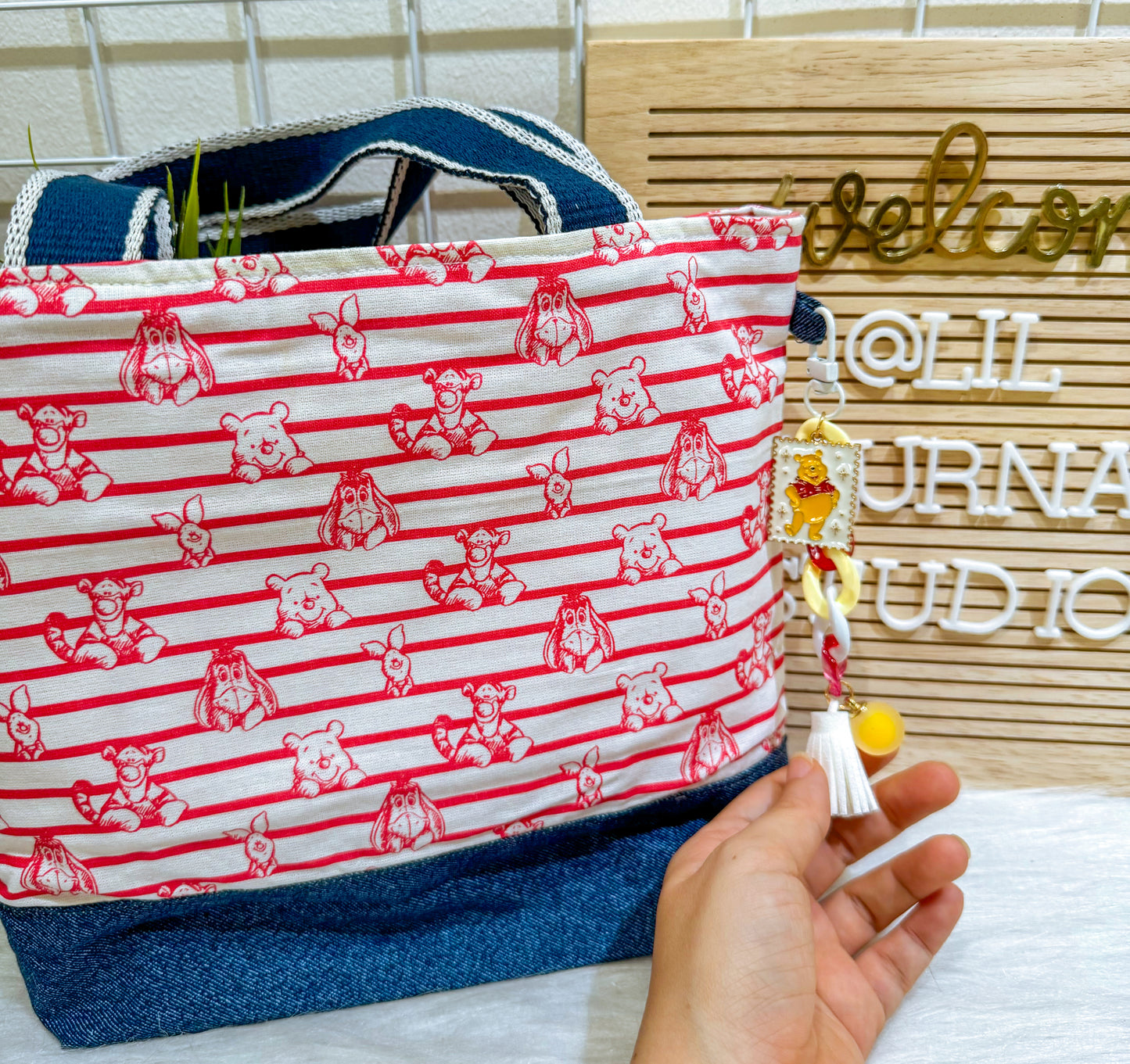 Canvas Strap Lunch Tote
