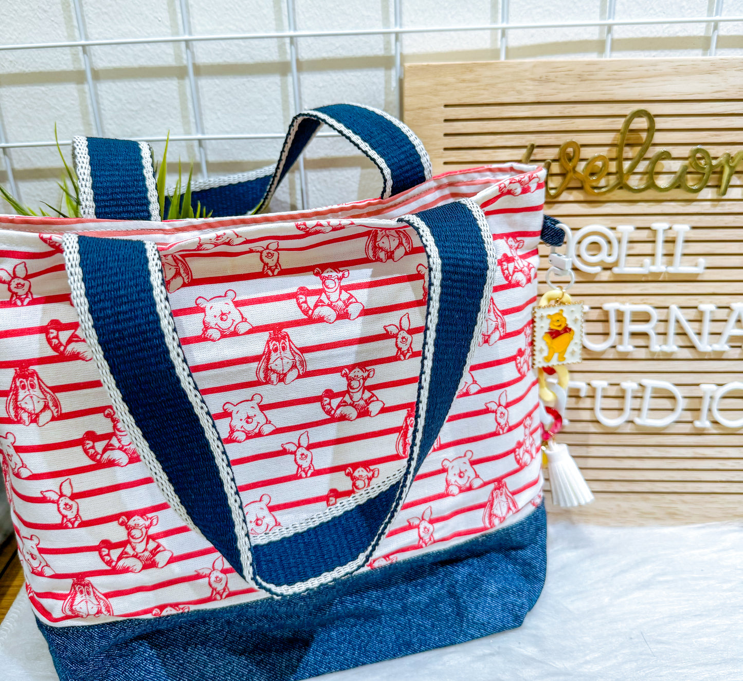 Canvas Strap Lunch Tote
