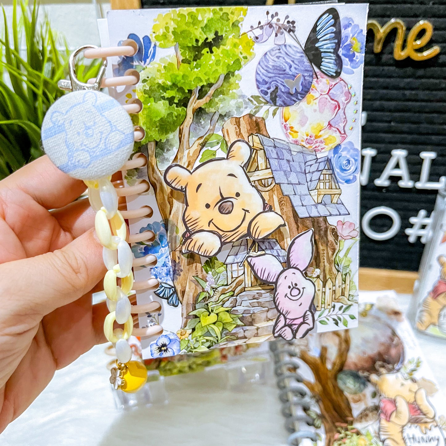 B7 Character Travel Notebook - Winnie the Pooh Enchanted Playground