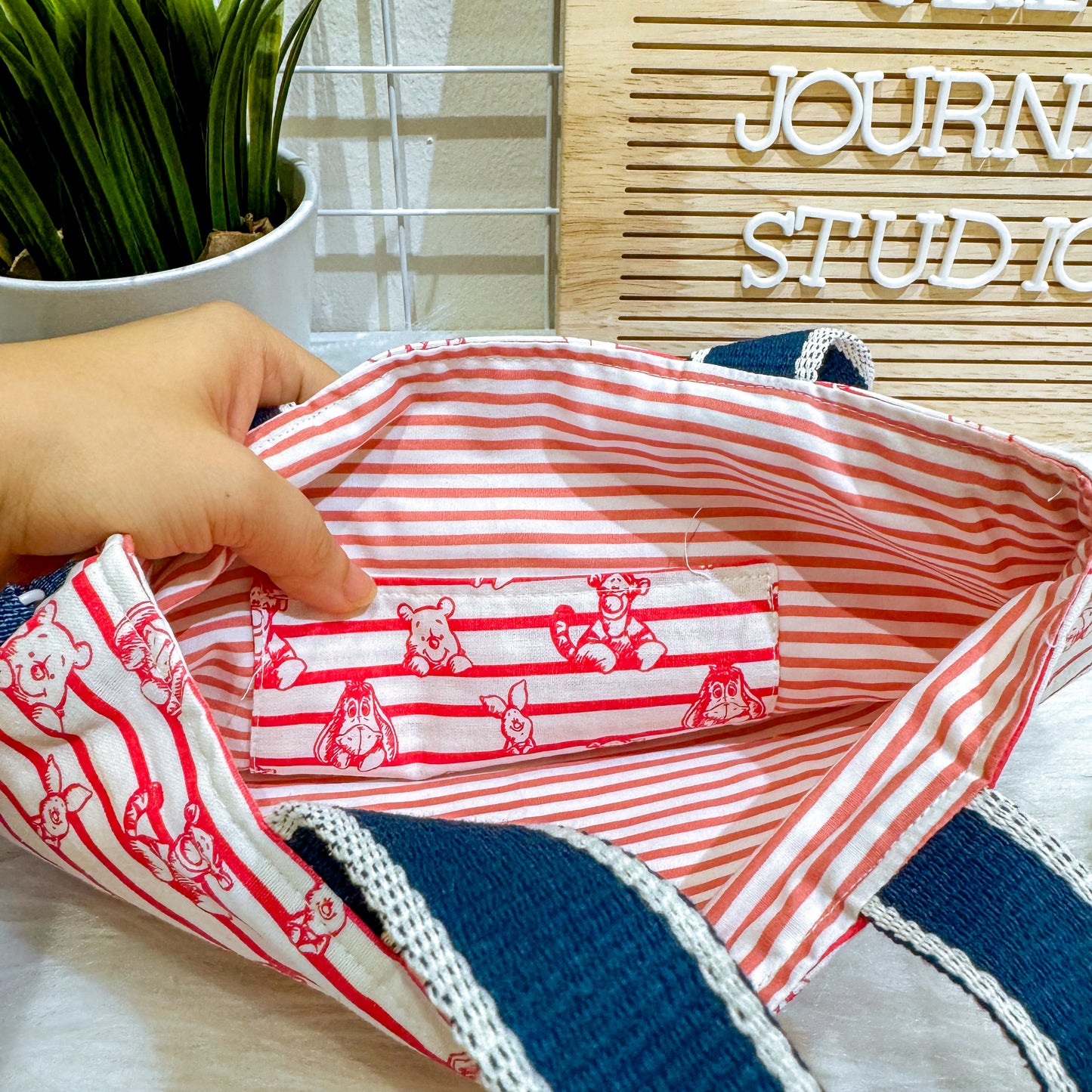 Canvas Strap Lunch Tote