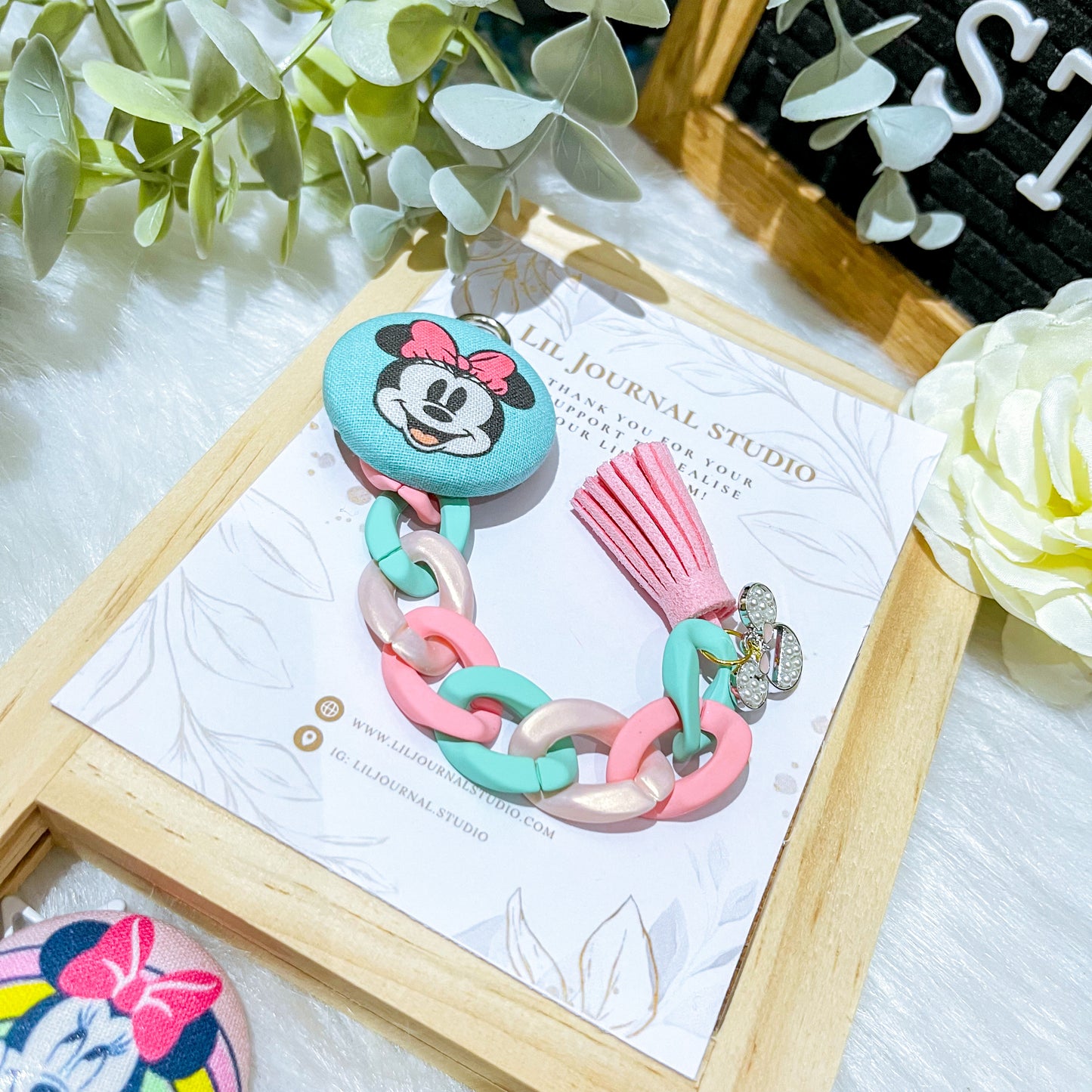 Key Charms - Classic Minnie