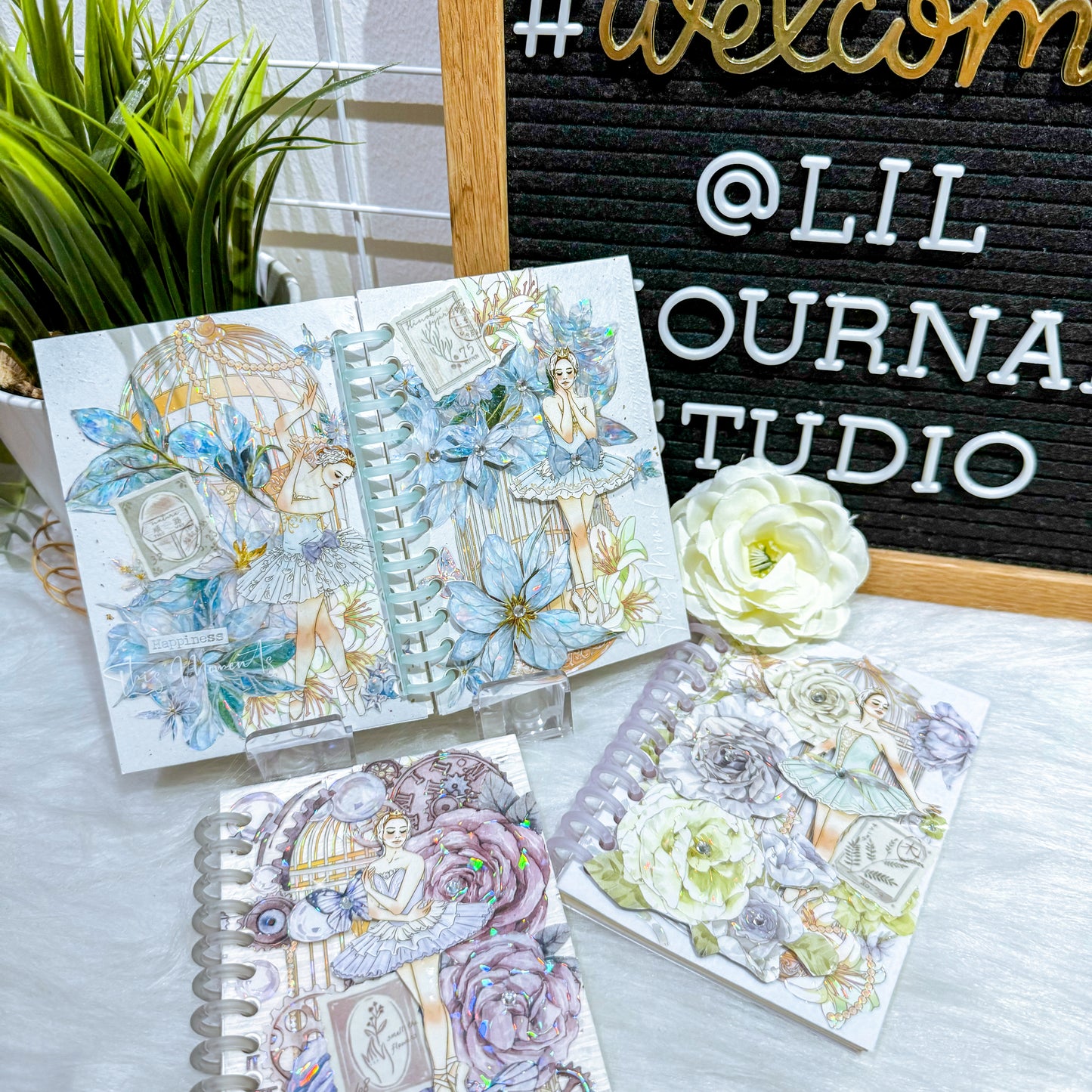 B7 Travel Notebook - Ballerina Floral World