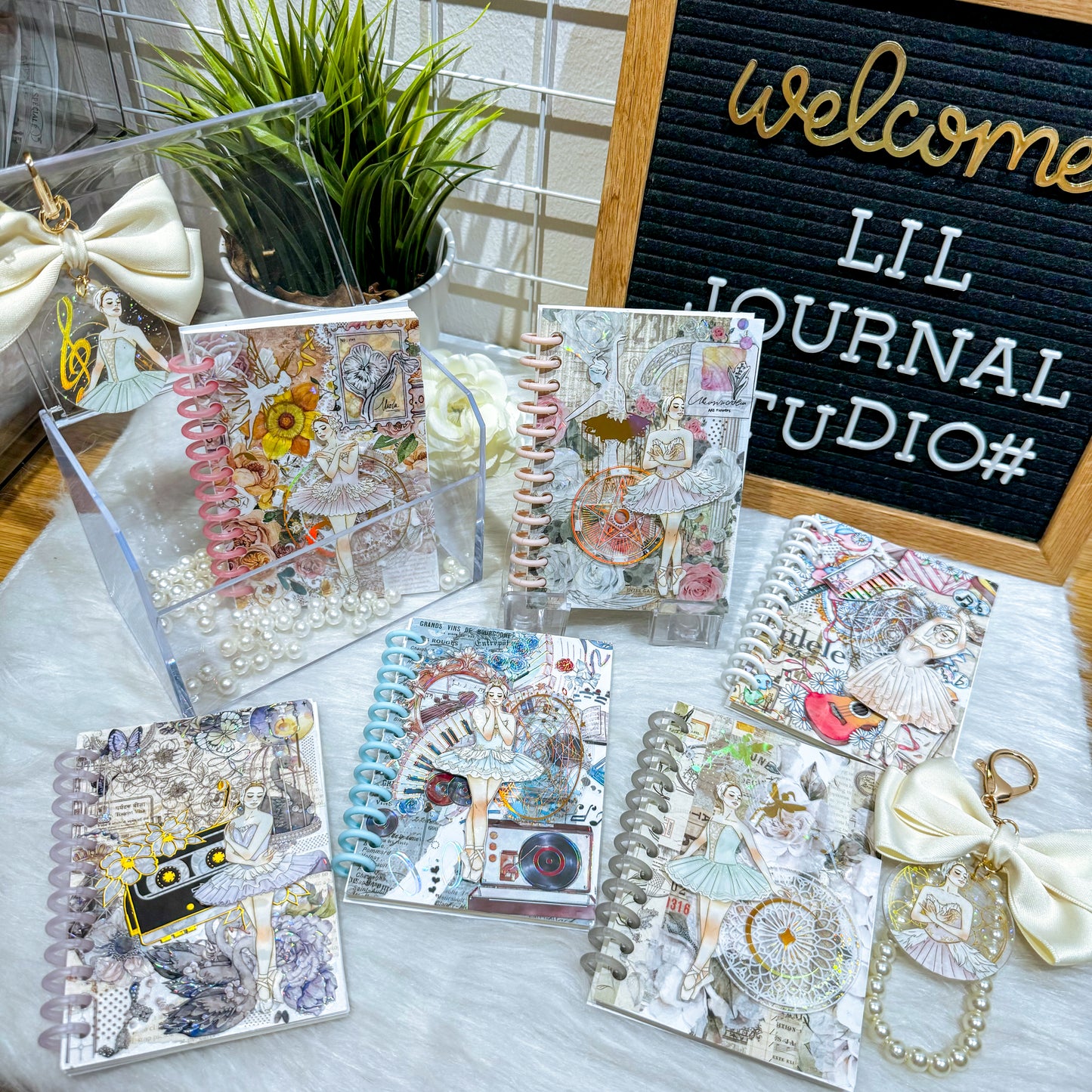 B7 Travel Notebook - Sparkle Dance Ballerina