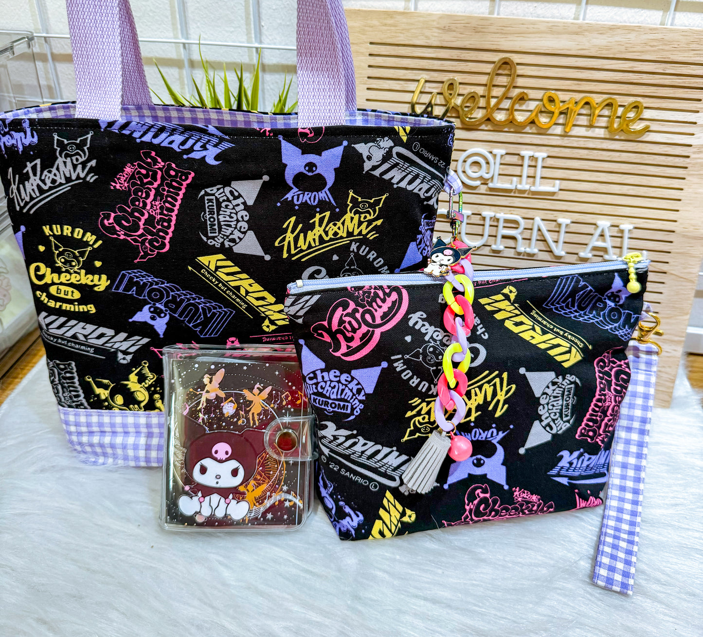 Neon Kuromi Set