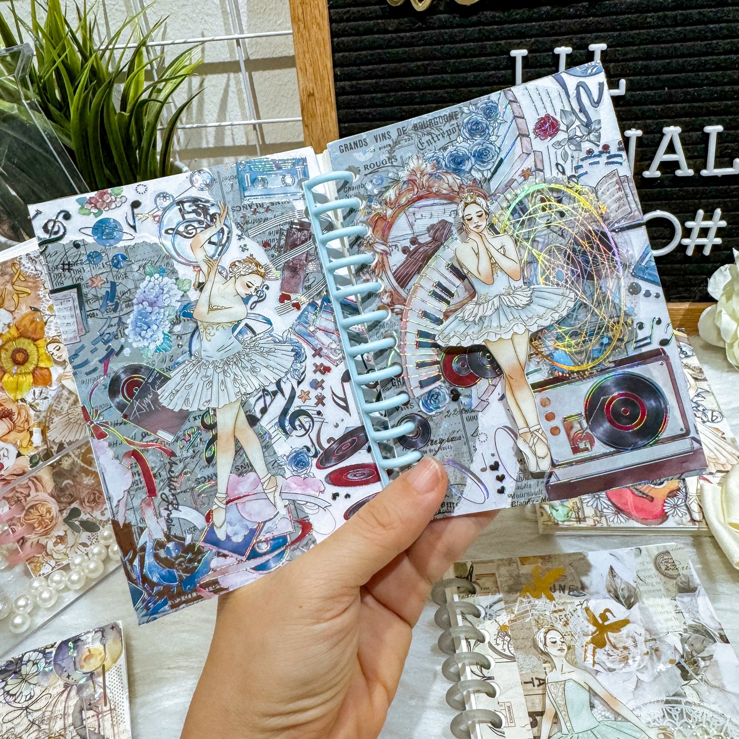 B7 Travel Notebook - Sparkle Dance Ballerina