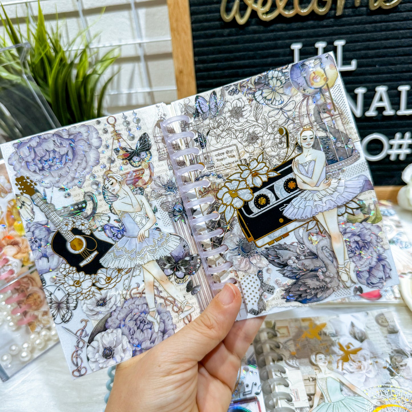 B7 Travel Notebook - Sparkle Dance Ballerina
