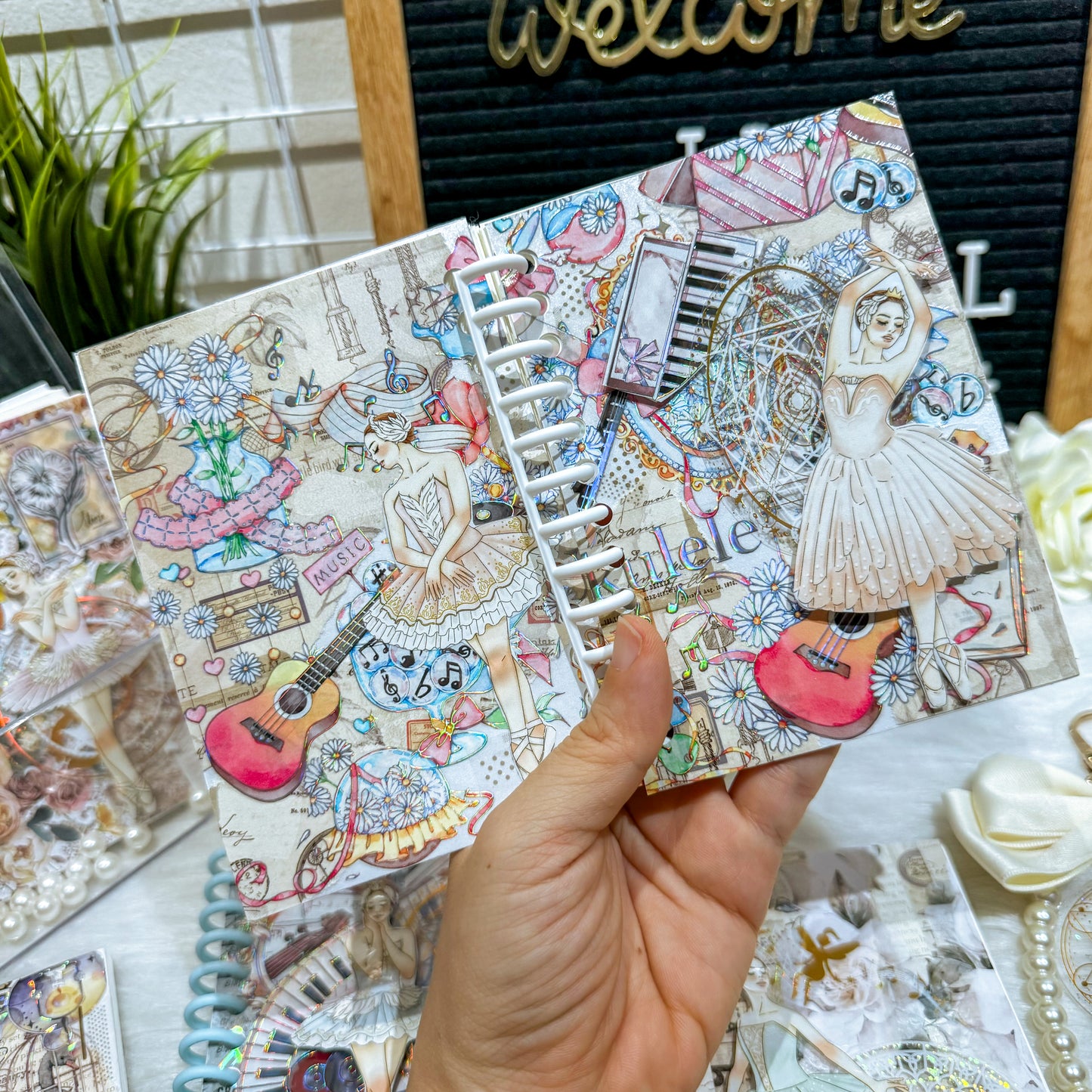 B7 Travel Notebook - Sparkle Dance Ballerina