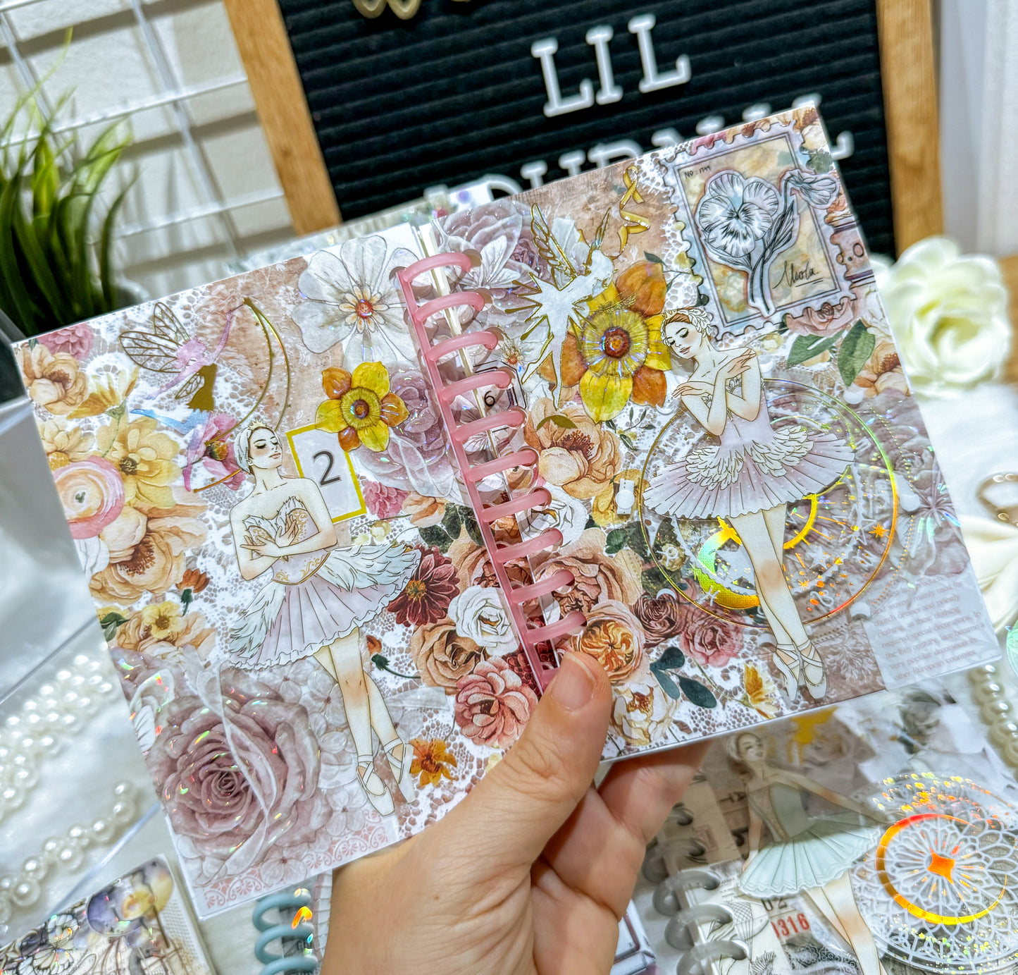 B7 Travel Notebook - Sparkle Dance Ballerina