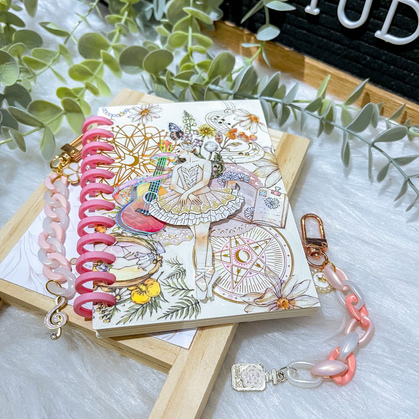 Dainty Key Charms - Music Notes