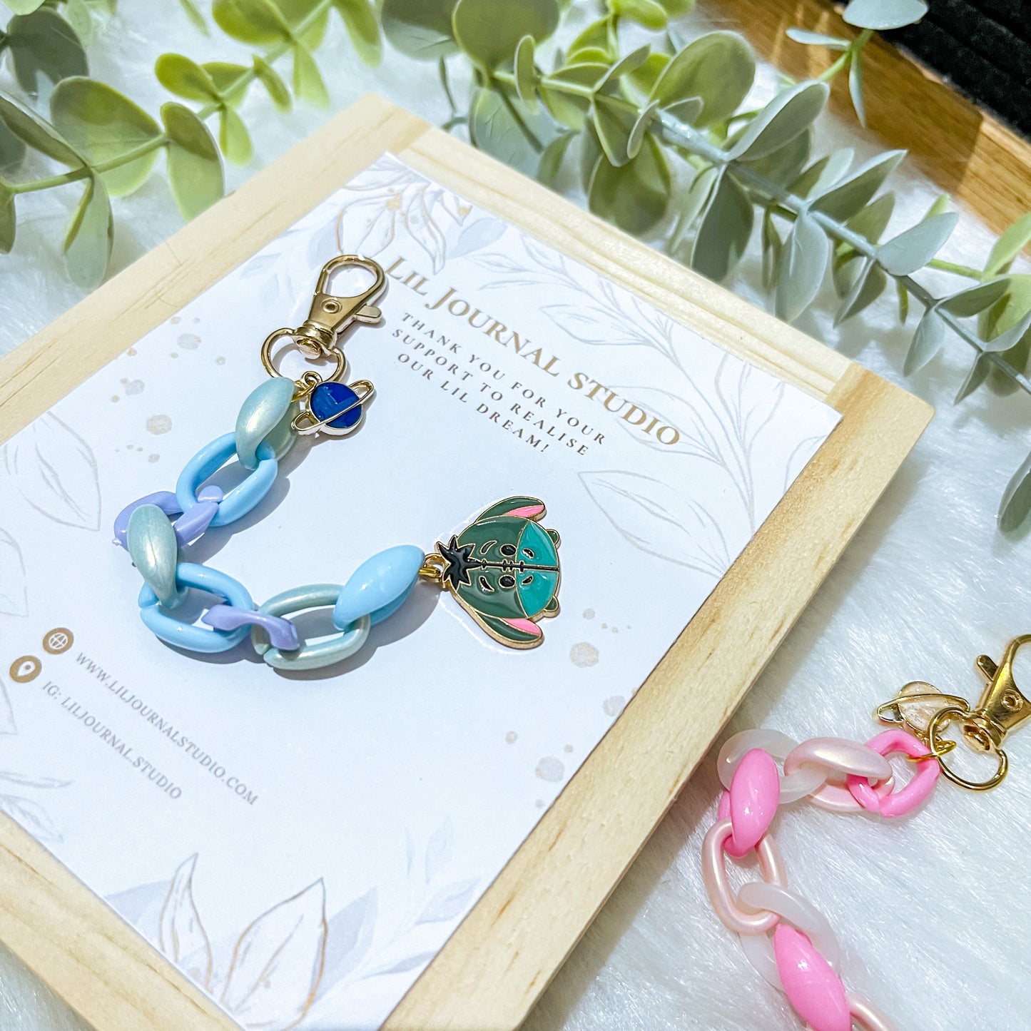 Dainty Key Charms - Pooh & Gang