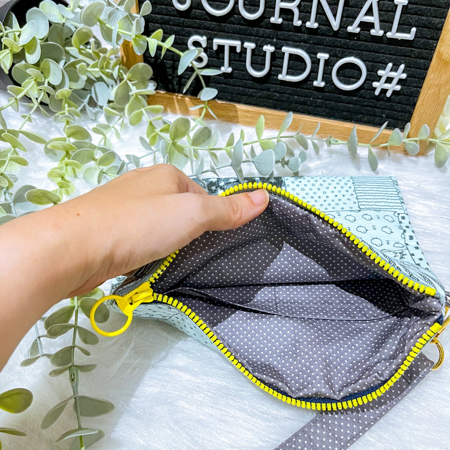 Mint Patch Print