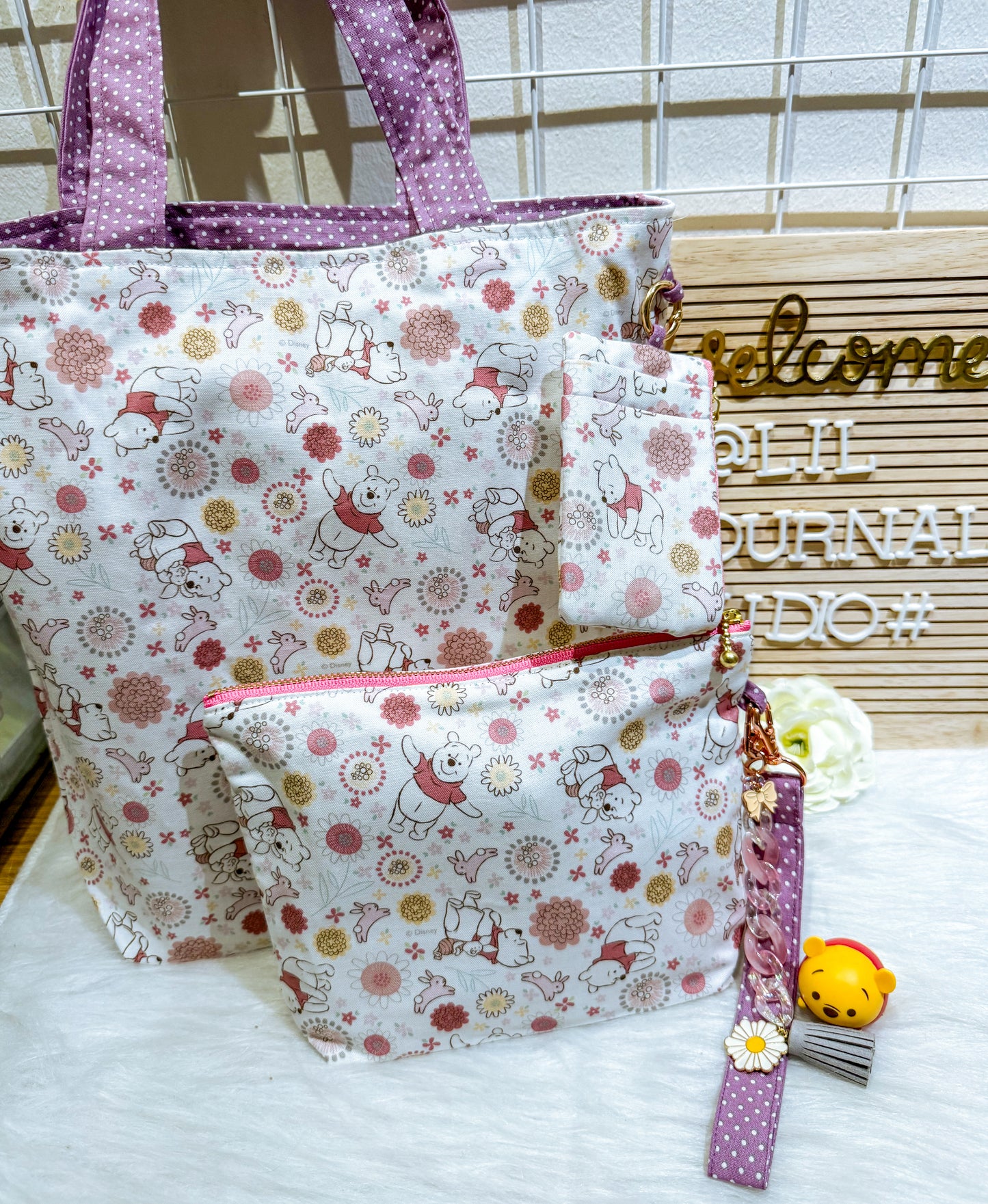 Plum Pooh Everyday Totebag Set