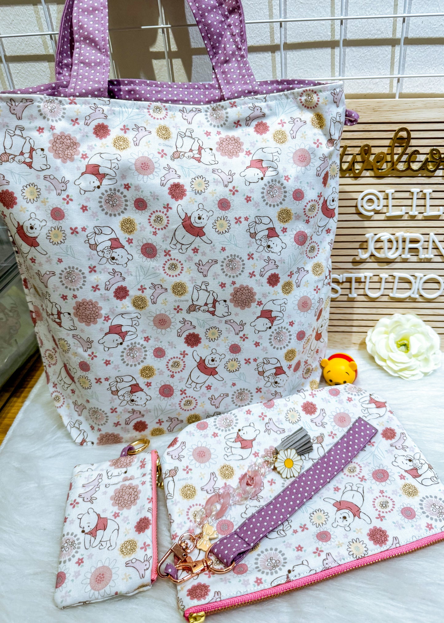 Plum Pooh Everyday Totebag Set