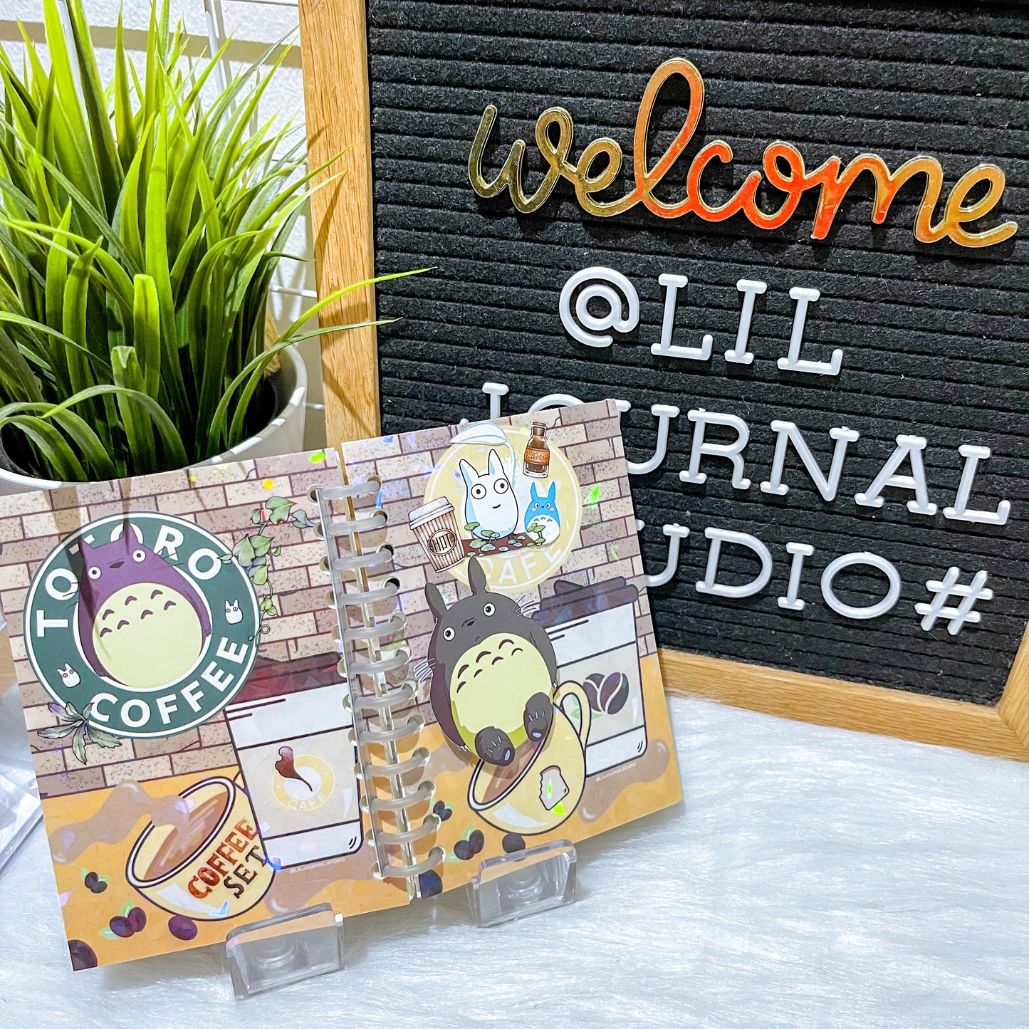 B7 Character Travel Notebook - Cafe (Nature) - Totoro