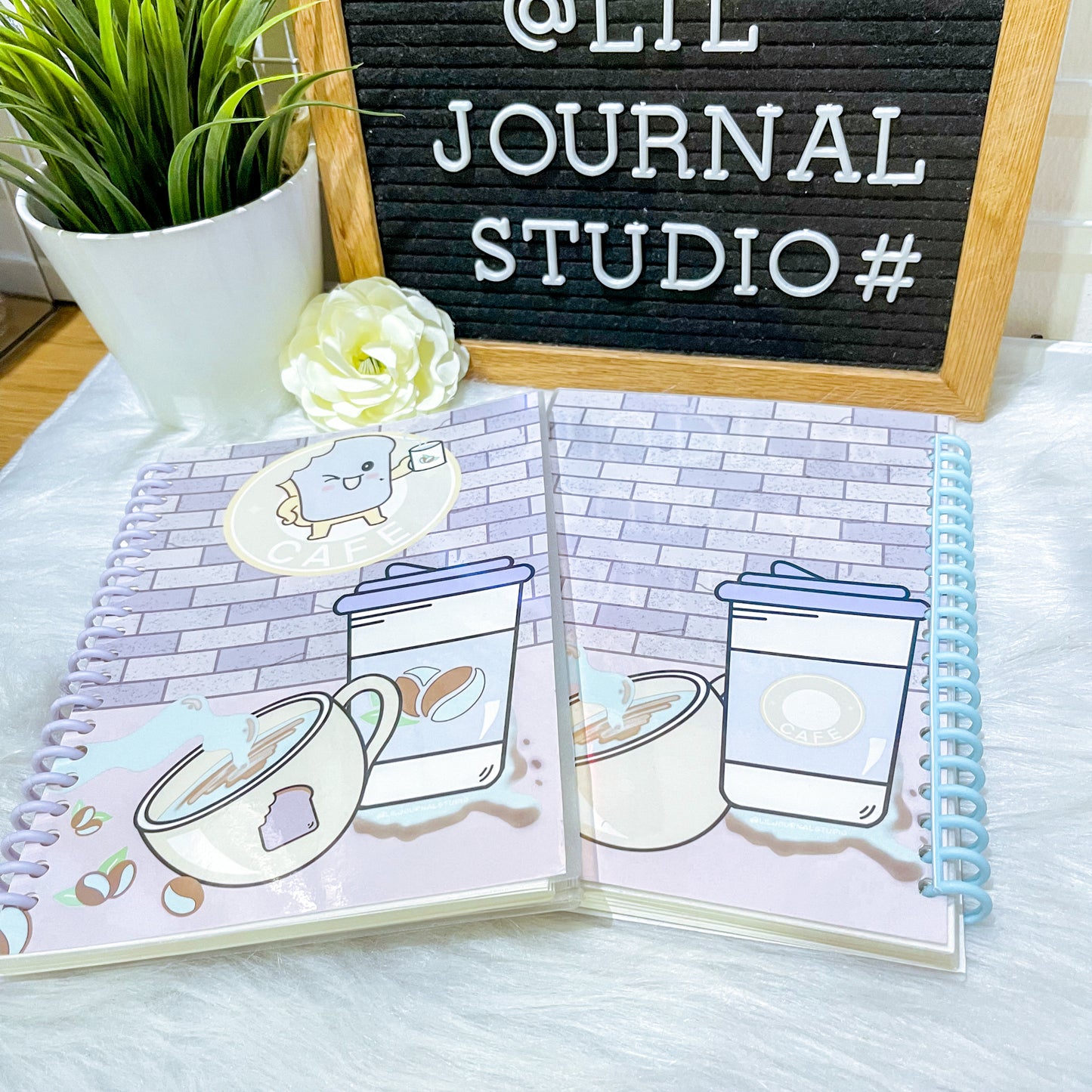A5 Notebook - Cafe (Pastel)