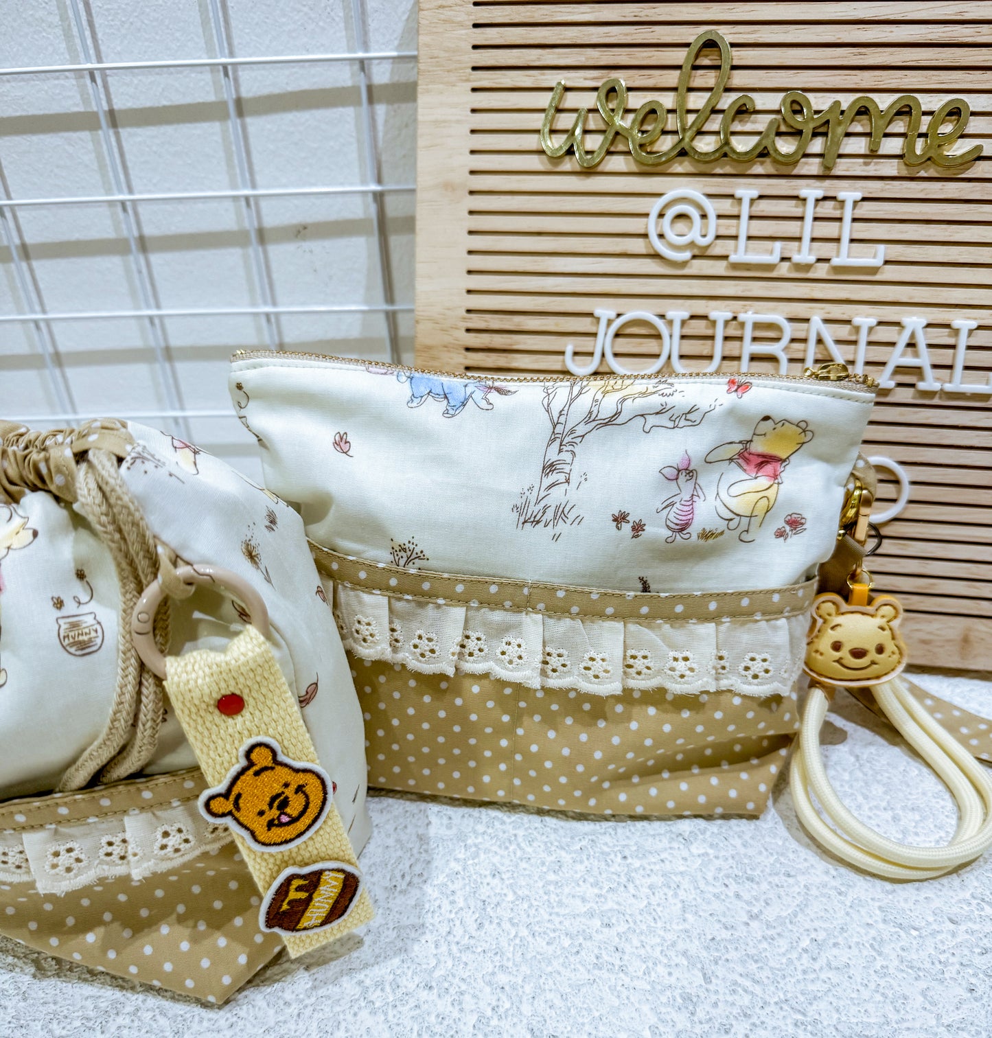 Lace Cream Pooh Collection