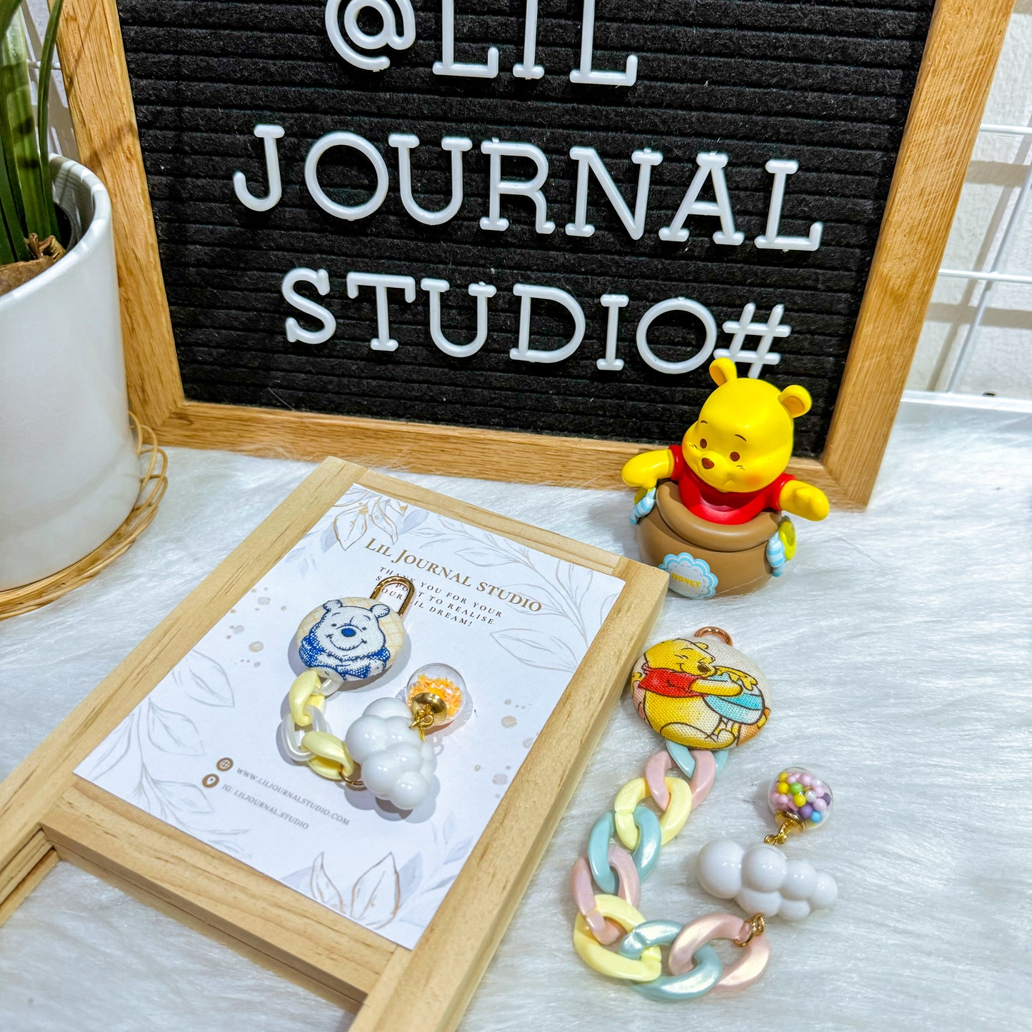 Key Charms - Fun Pooh