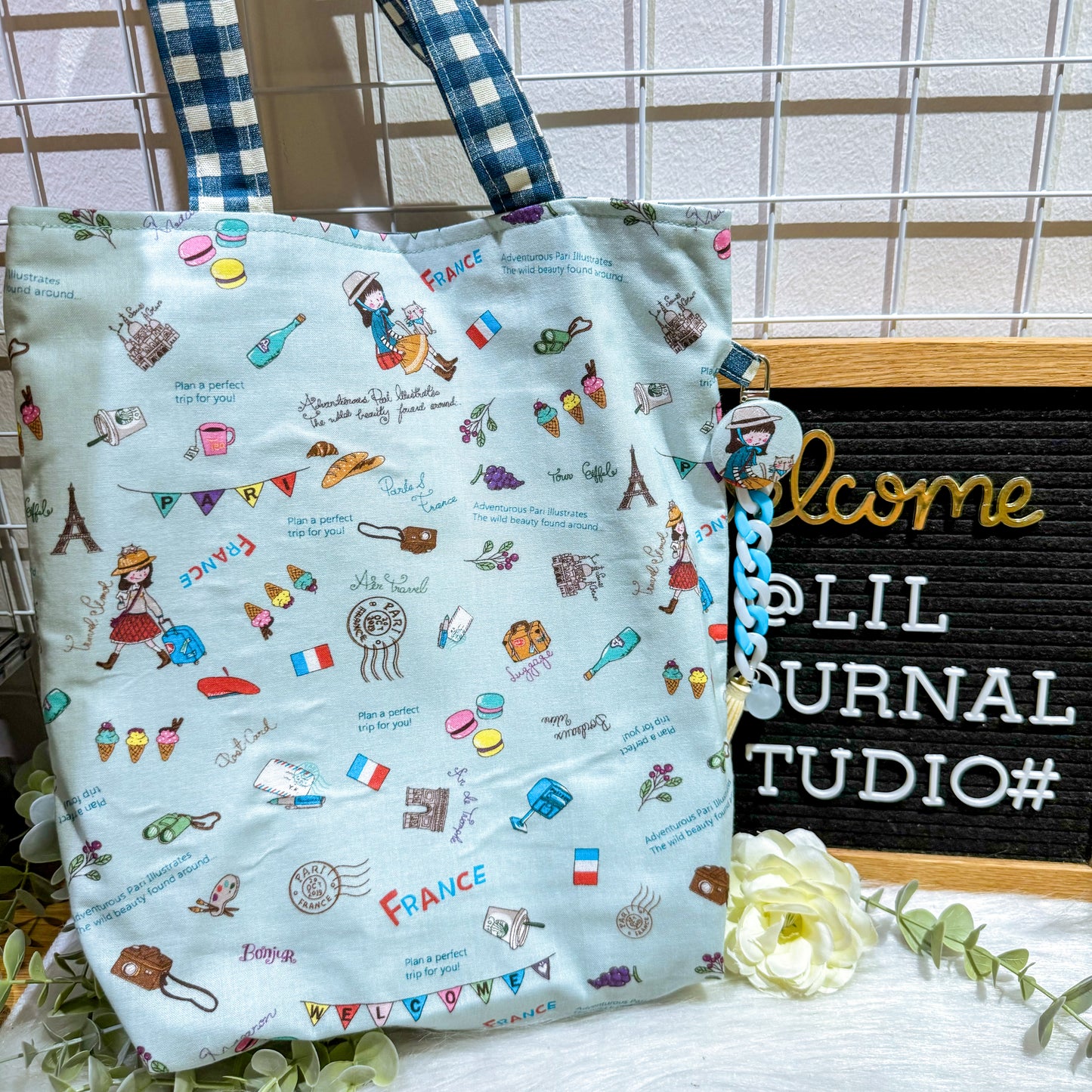 Bonjour! France Tote Bag
