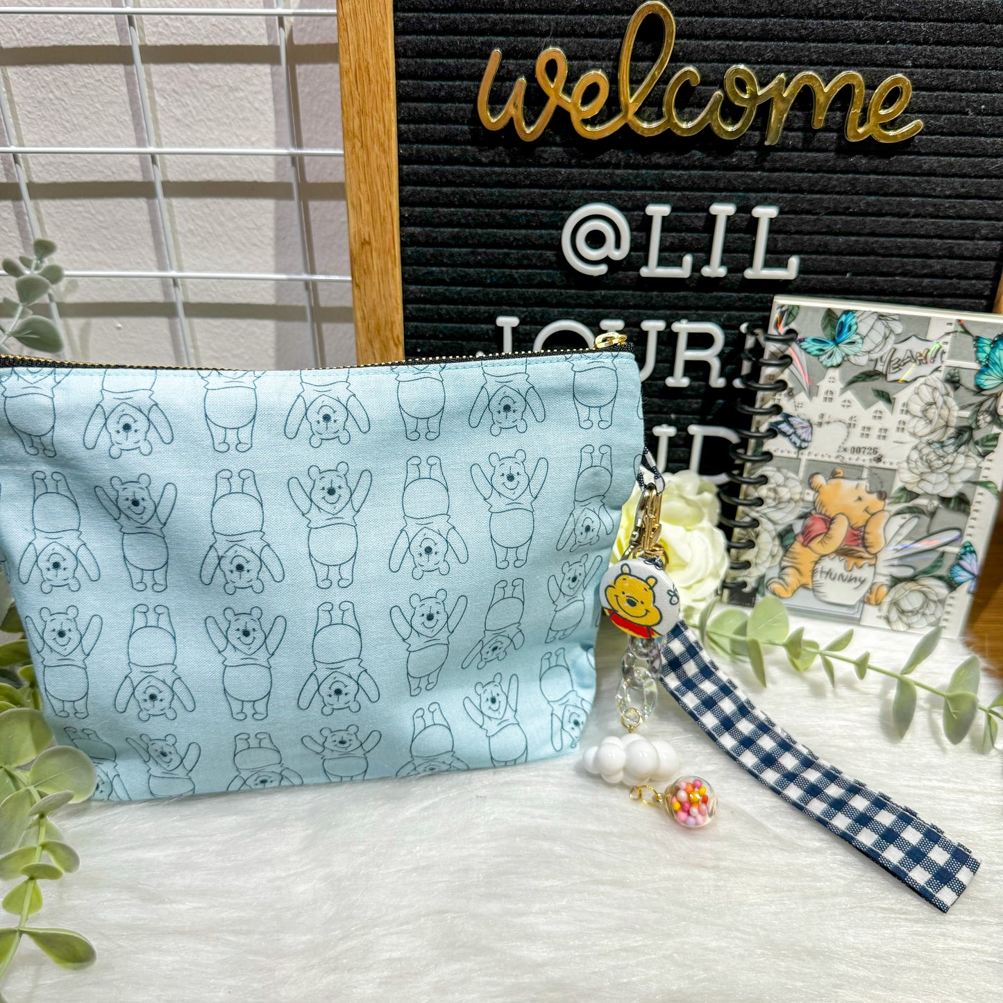 Blue Pooh Base Pouch