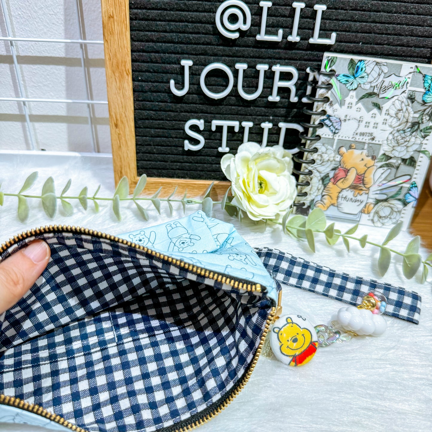 Blue Pooh Base Pouch
