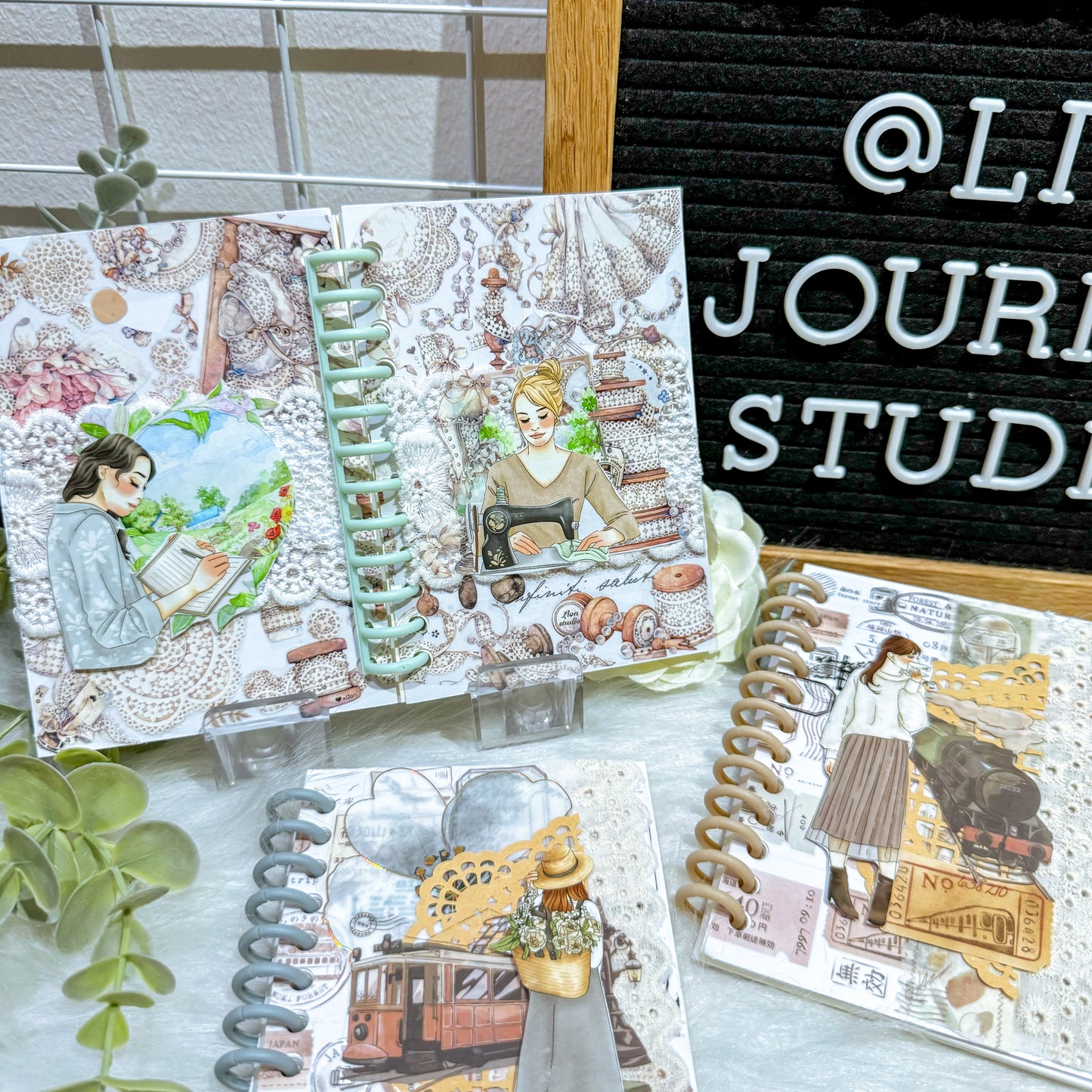 B7 Travel Notebook - Classic Girls Fantasy