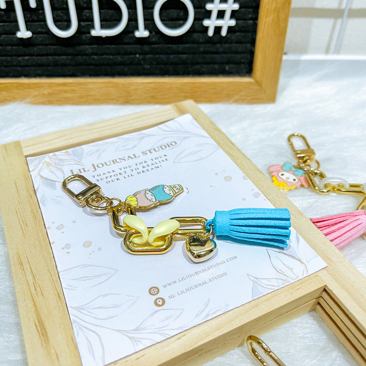 Dainty Key Charms - Sweet Treats Sanrio