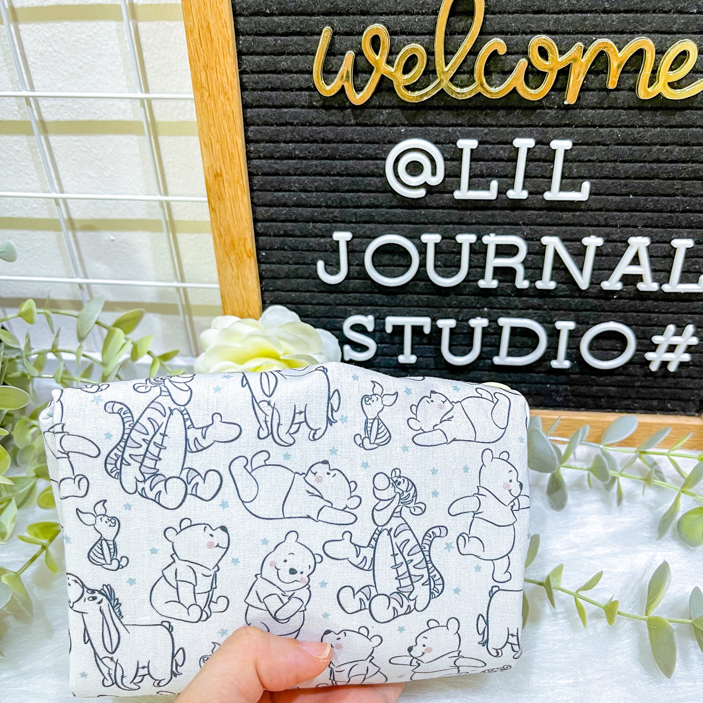 Denim Fun Pooh Tote