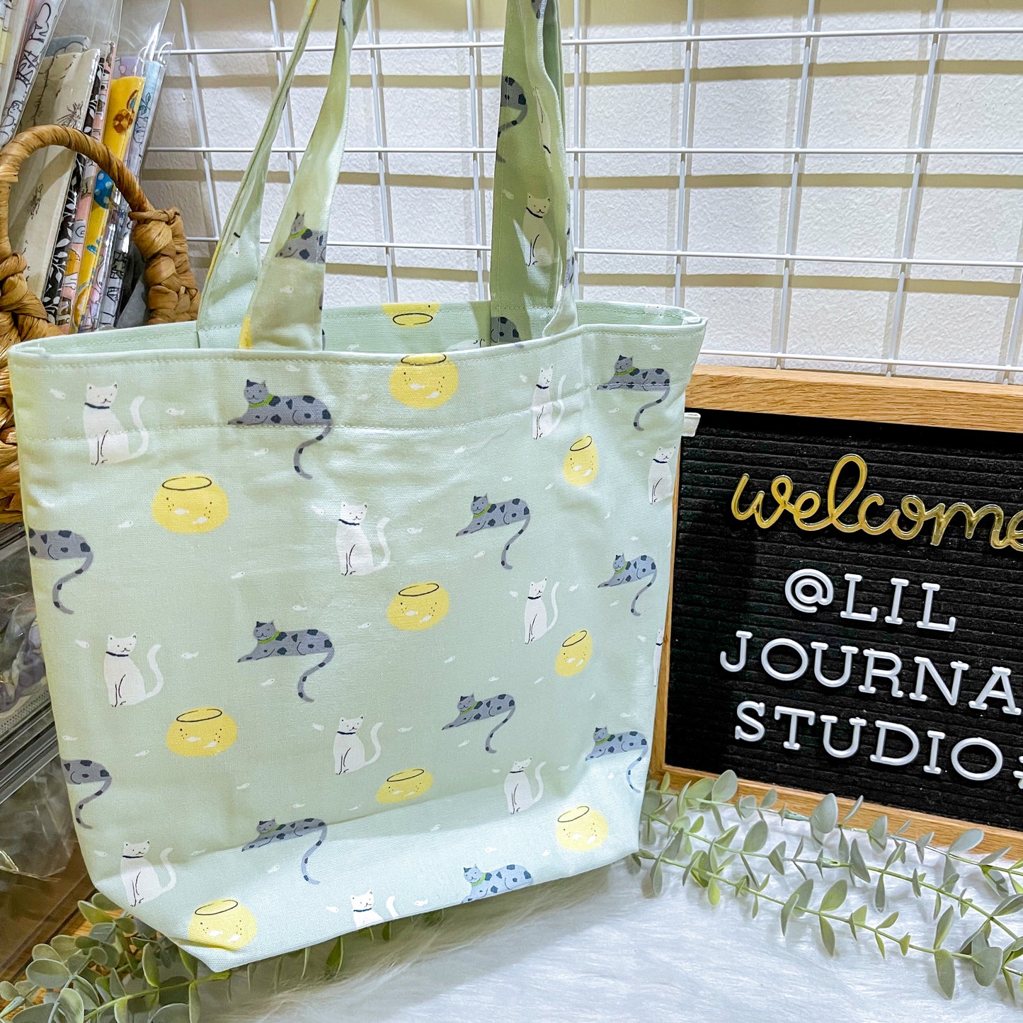 Pastel Kitten Tote