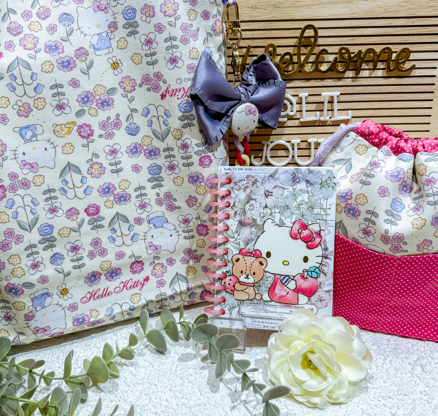 Lavender Hello Kitty Everyday Totebag Set