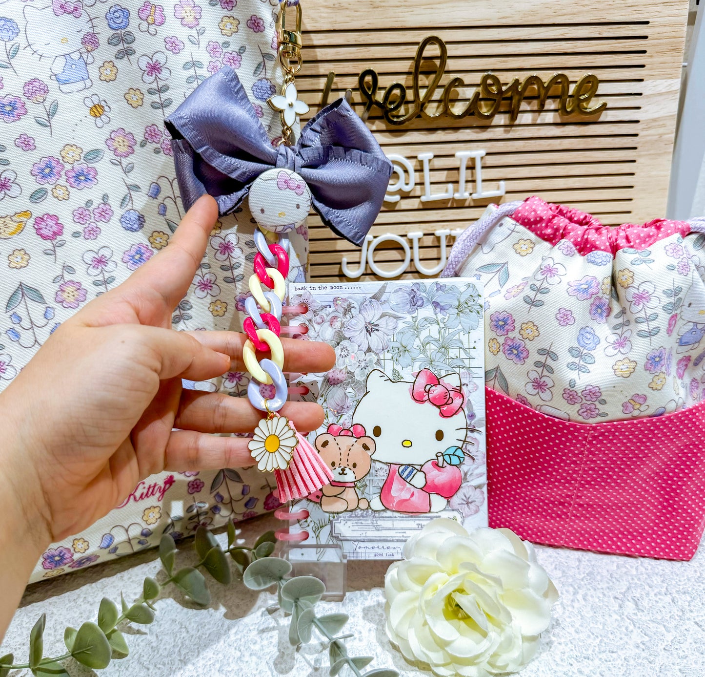 Lavender Hello Kitty Everyday Totebag Set