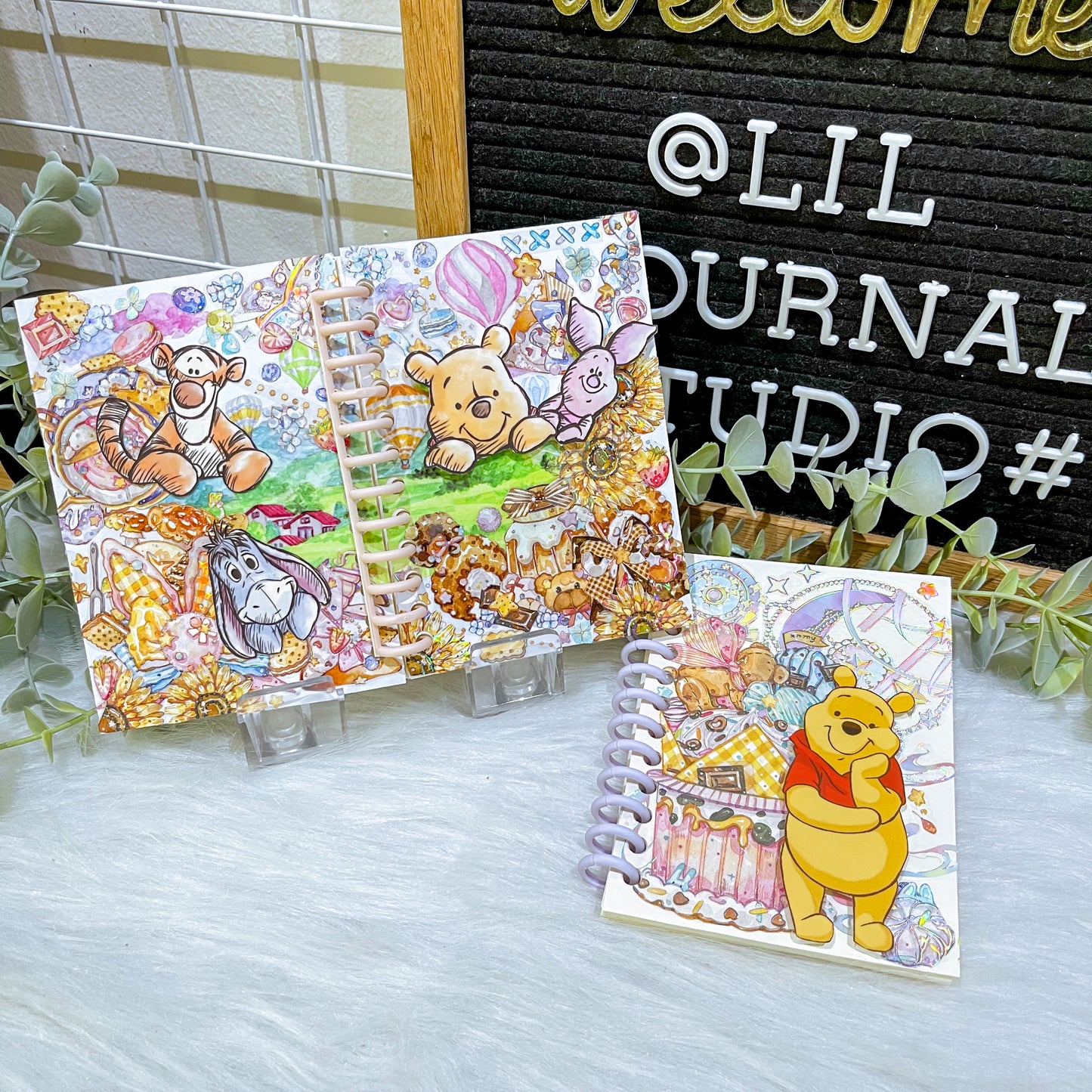 B7 Character Travel Notebook - CandyLand Pooh
