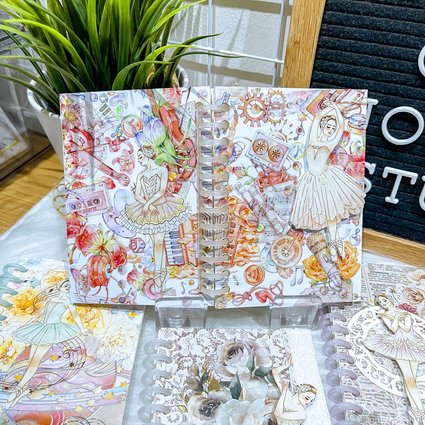 B7 Travel Notebook - Vintage Ballerina