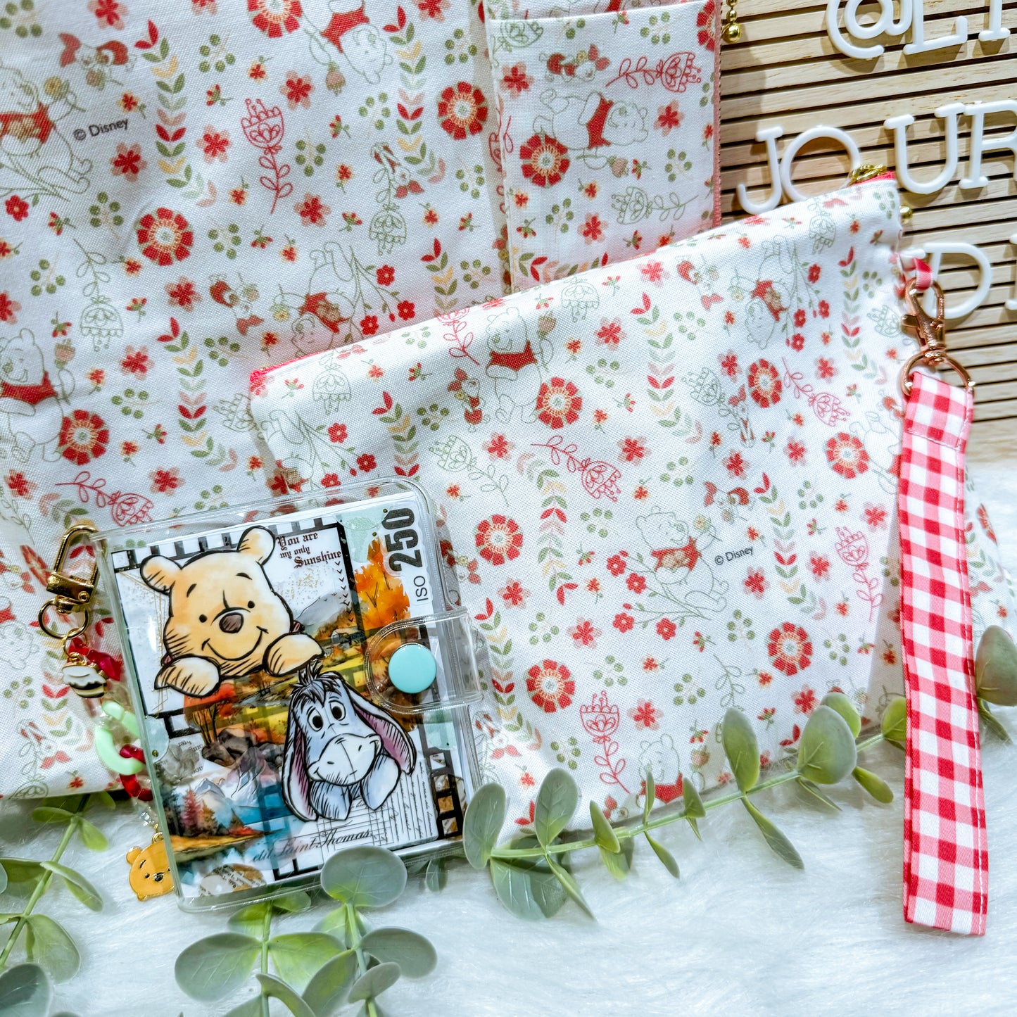 Classic Pooh Red Gingham Garden Bundle