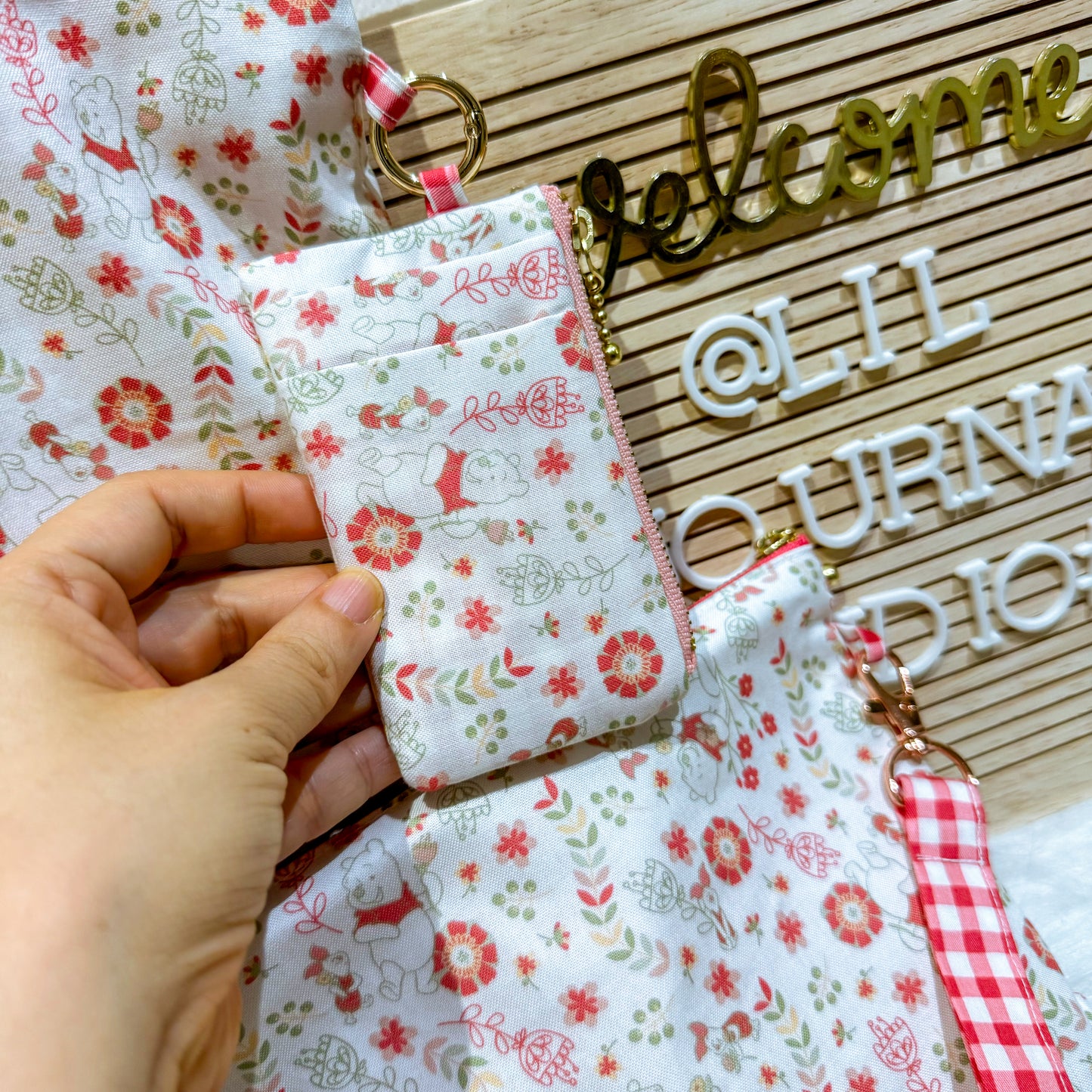 Classic Pooh Red Gingham Garden Bundle