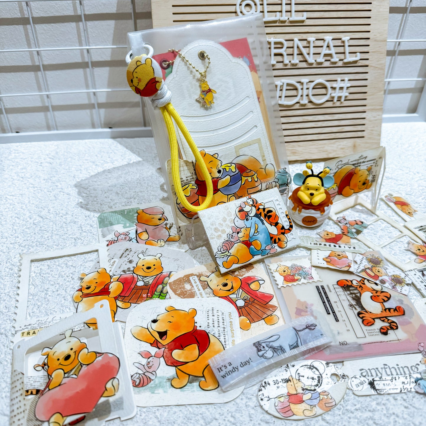 *No Frills* Honey Pooh Ephemera Folder