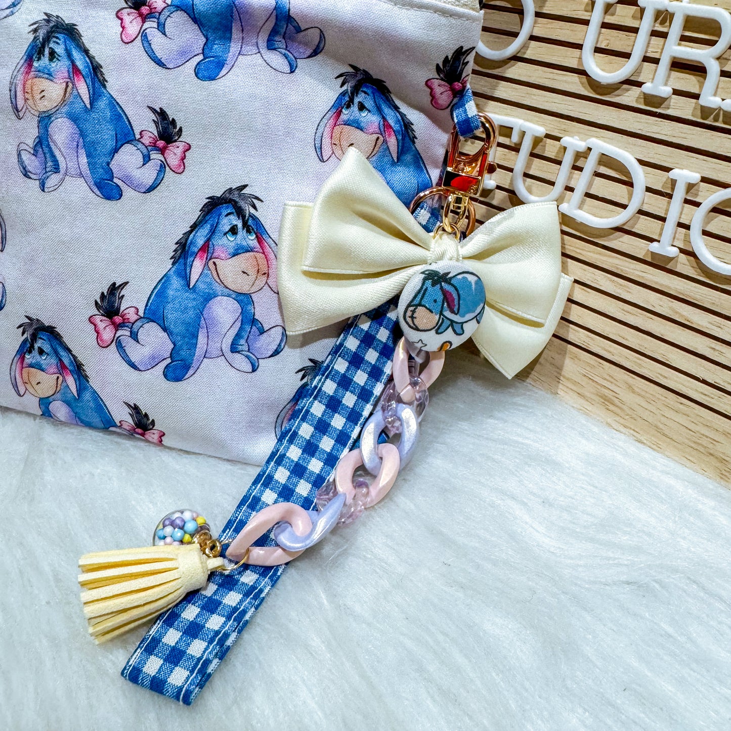 Watercolor Eeyore Blue Gingham Bundle