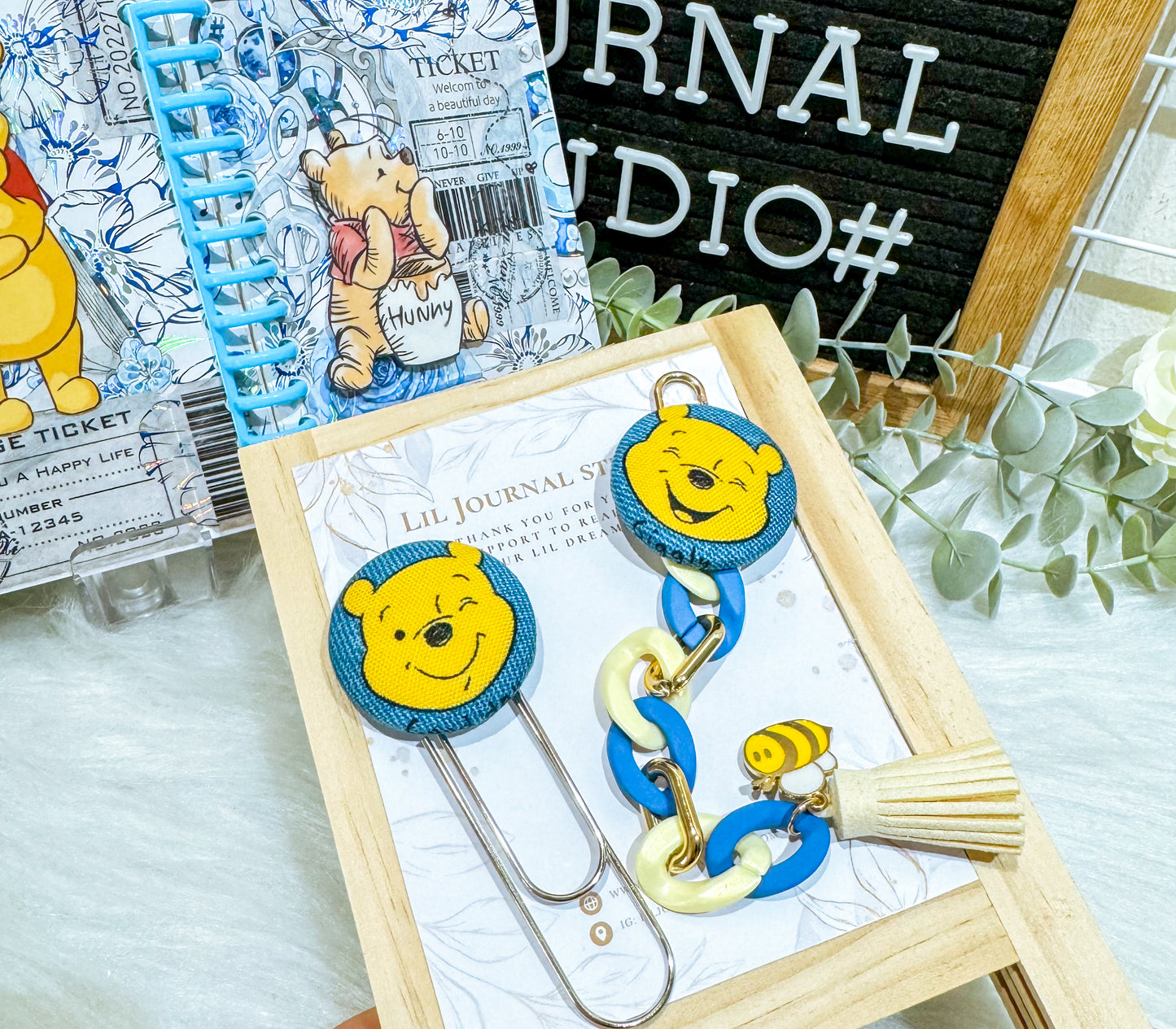 B7 Character Travel Notebook - Denim Pooh Special Edition!