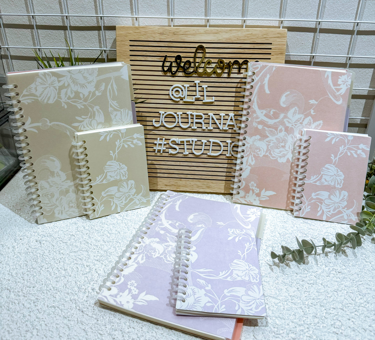 A5 +B7 Flowers Bloom Notebooks Set