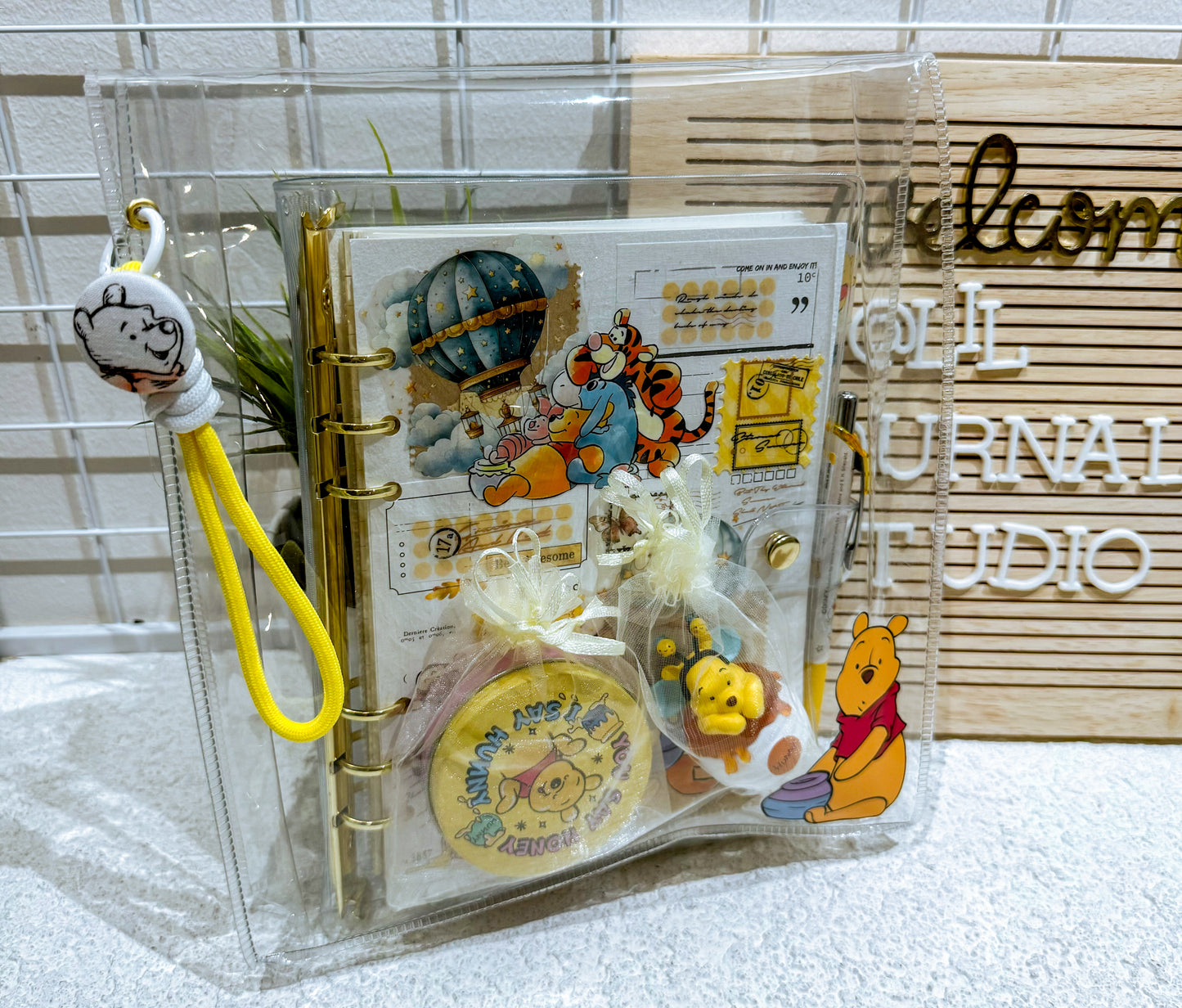 Honey Pooh A5 Notebook in a Bag