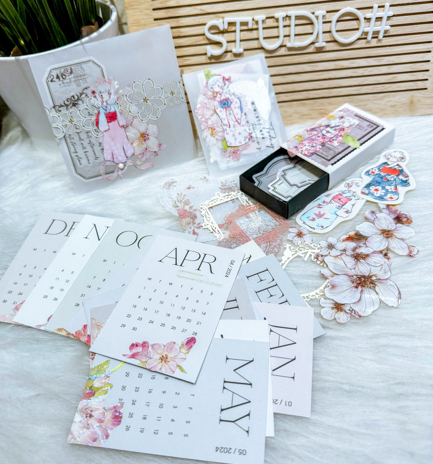 Sho Girls_Sakura Pink Ephemera Kit